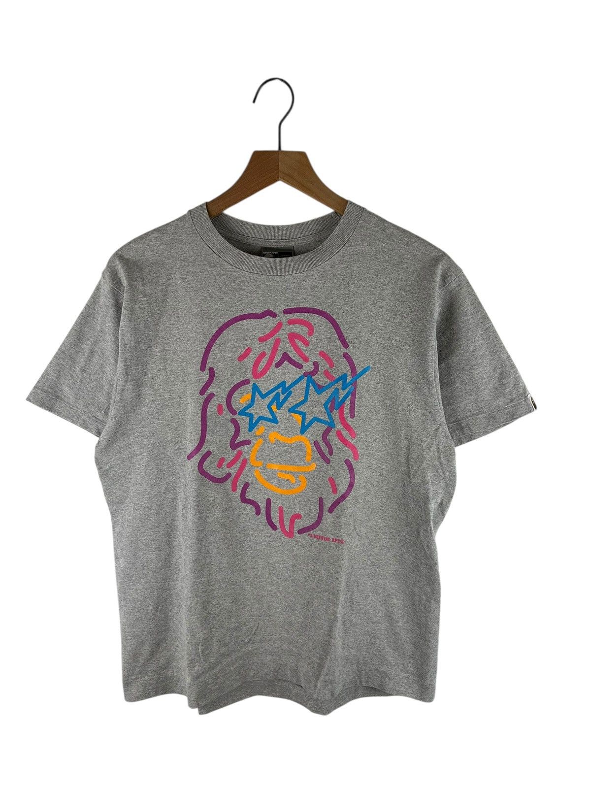 Baoe Neon Sign Head Logo Print T-Shirt