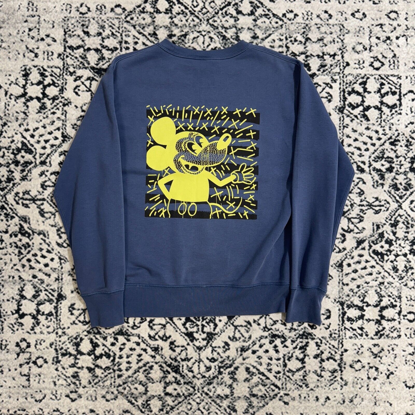 Uniqlo × Vintage Uniqlo x Mickey Mouse x Keith Blue Cotton Crewneck Size S Size US S / EU 44-46 / 1 - 1 Thumbnail