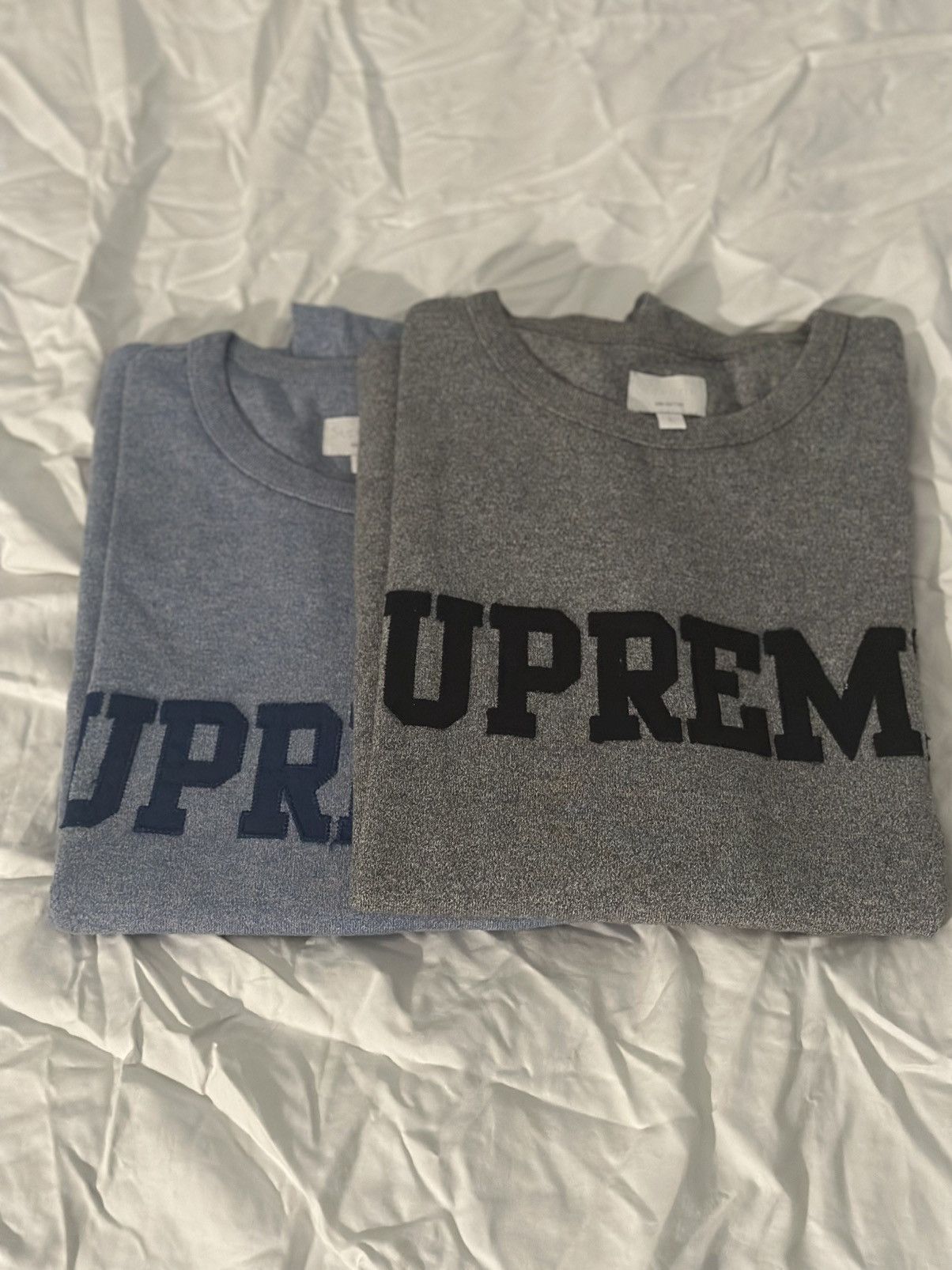 2 Supreme Long Sleeve Collgiate SS16’ Long Sleeve T Shirts