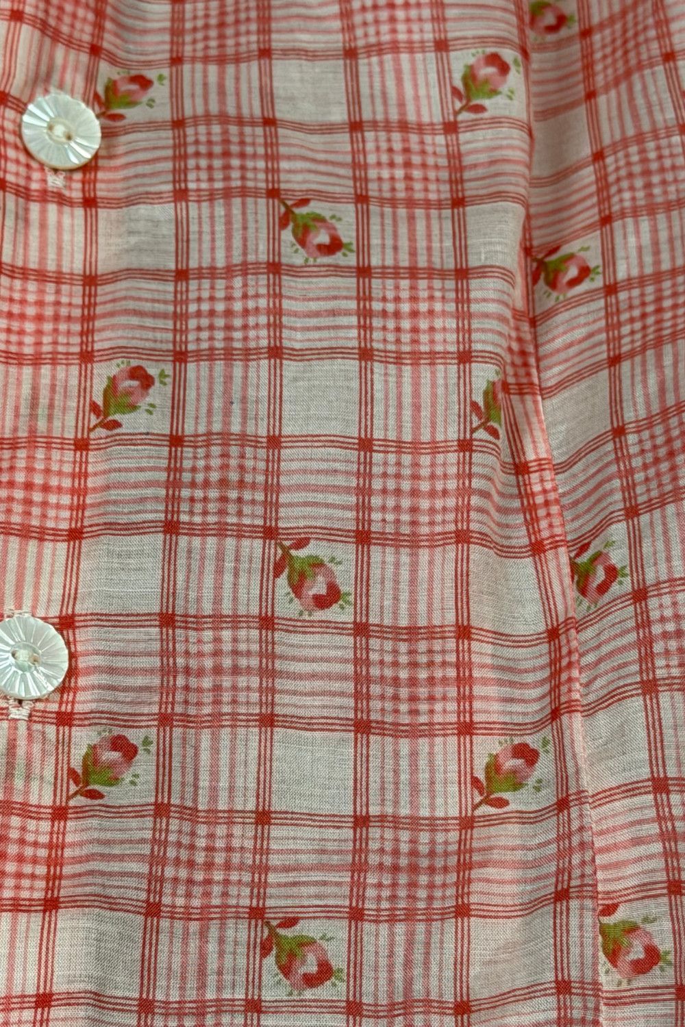 Polo Ralph Lauren RRL Ralph Lauren Prairie Floral Plaid Ruffle Blouse Women’s Size US XS / EU 42 / 0 - 5 Thumbnail