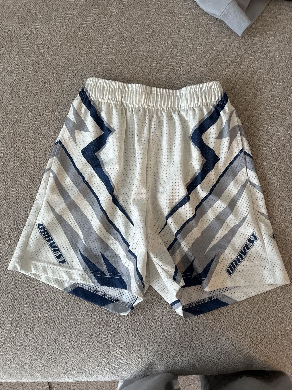 Bravest Studios White and blue bravest studios shorts Size US 32 / EU 48 - 1 Thumbnail