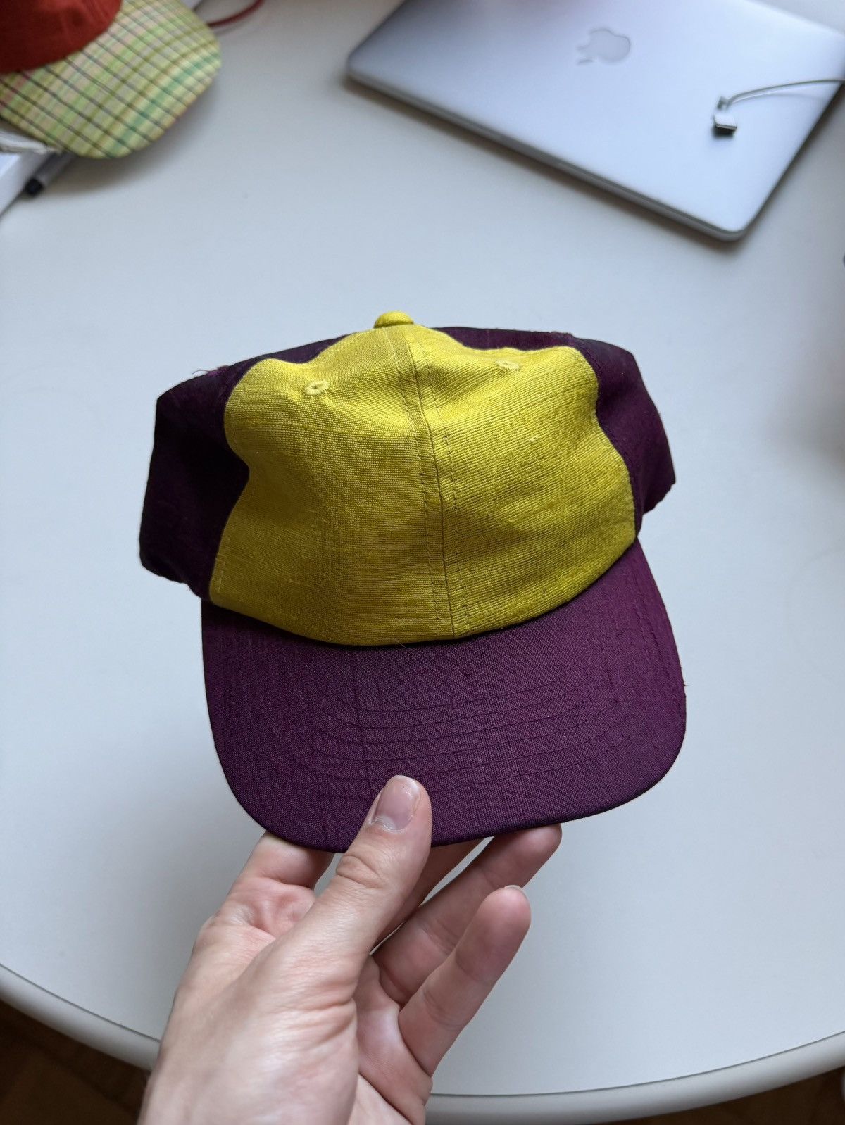 Other Nong Rak Silk Baseball Hat (Wine/Acid) Size ONE SIZE - 2 Thumbnail