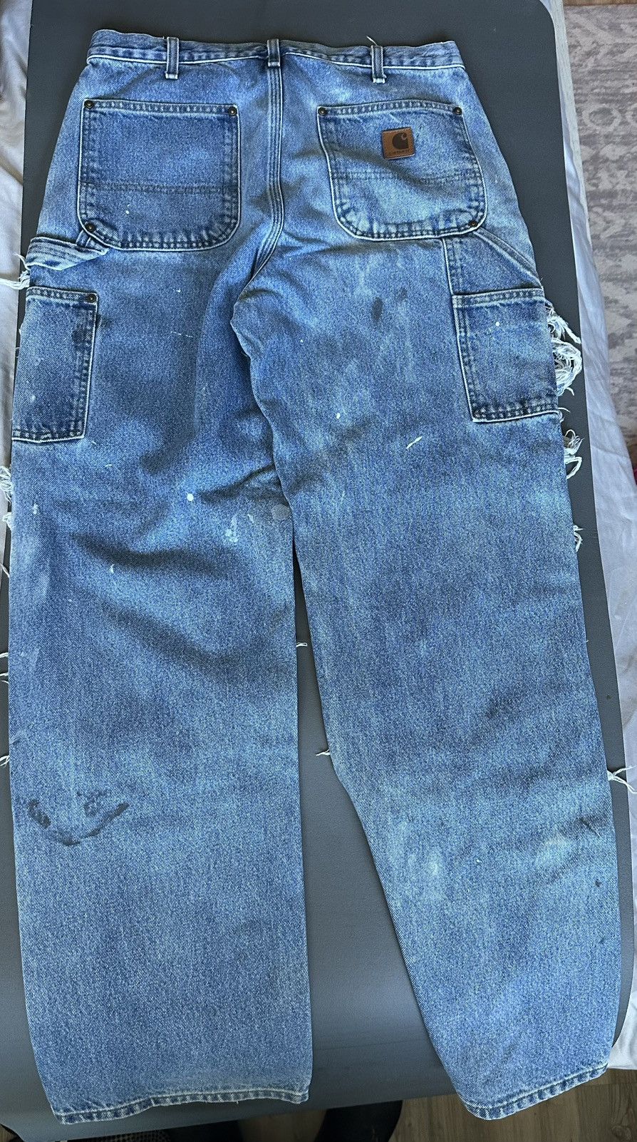 Carhartt Custom design Carhartt double knee work jeans Size 34" / US 12 / IT 48 - 5 Thumbnail