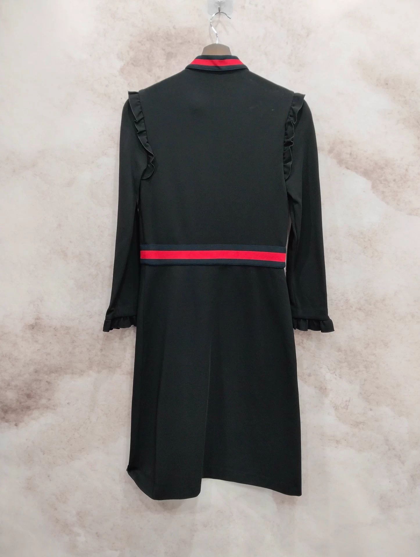 Gucci GUCCI Collar Zipper A-line Long Sleeve Dress Women's XL Size XL / US 12-14 / IT 48-50 - 2 Thumbnail