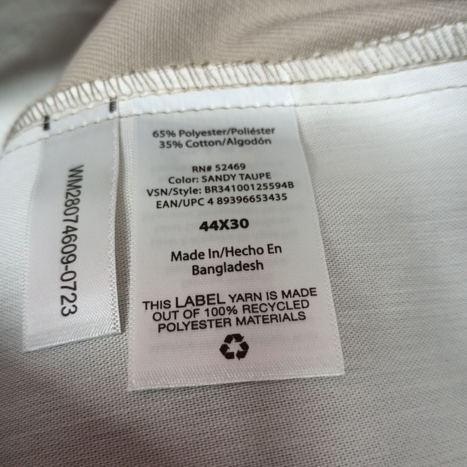 Other Brahma Men's Work Tough Pants Size 44x30 Sandy Taupe Relaxed Size US 44 / EU 60 - 6 Thumbnail