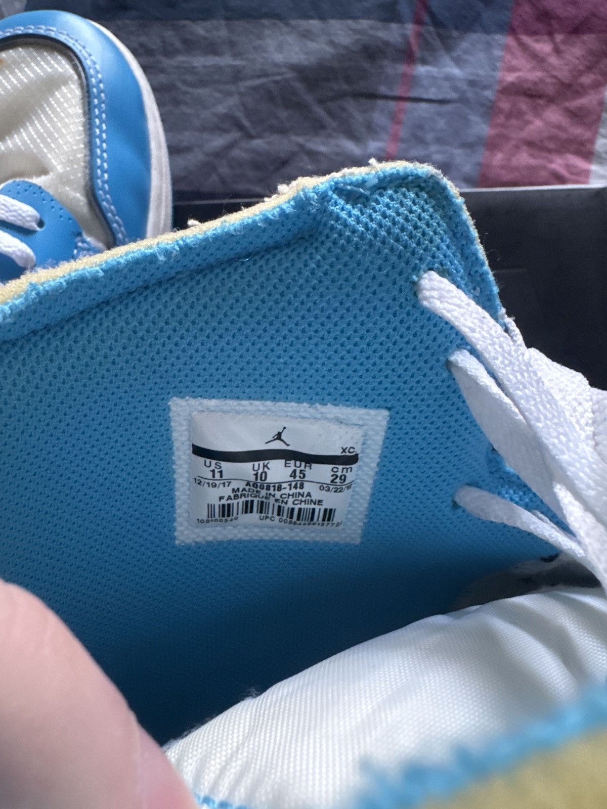 Jordan Brand × Off-White Jordan 1 off white UNC Size US 11 / EU 44 - 6 Thumbnail