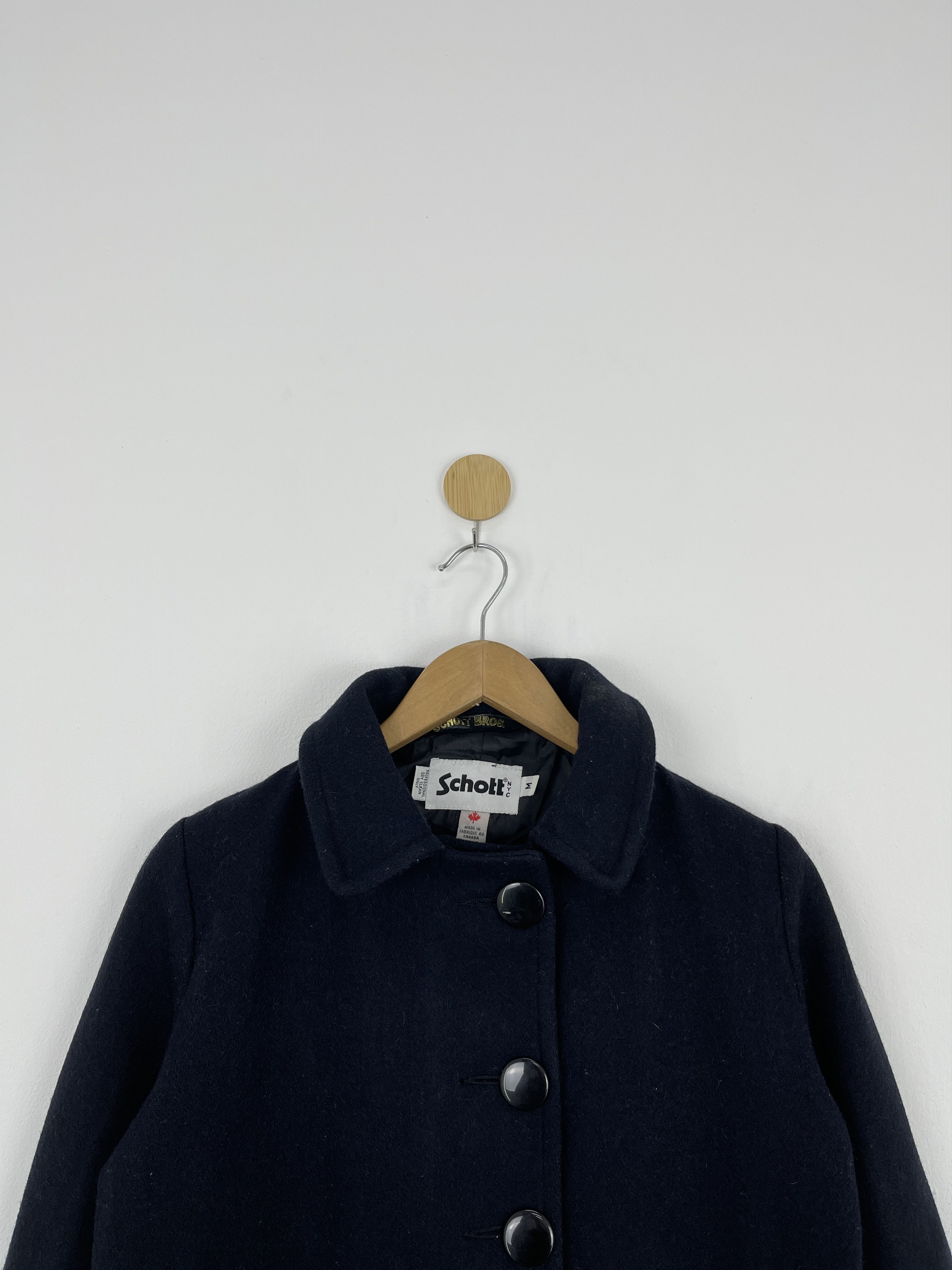 Schott Vintage Schott Bros Wool Peacoat Canada Made JA0002 Size US M / EU 48-50 / 2 - 3 Thumbnail