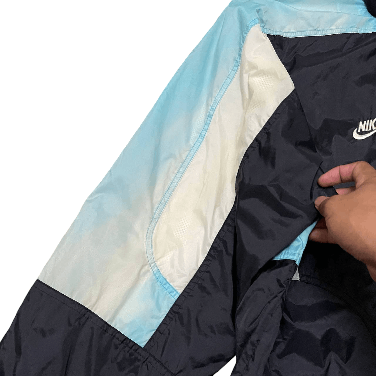Nike Vintage 90's Nike Premier Windbreaker Jacket Sunfaded Size US M / EU 48-50 / 2 - 5 Thumbnail