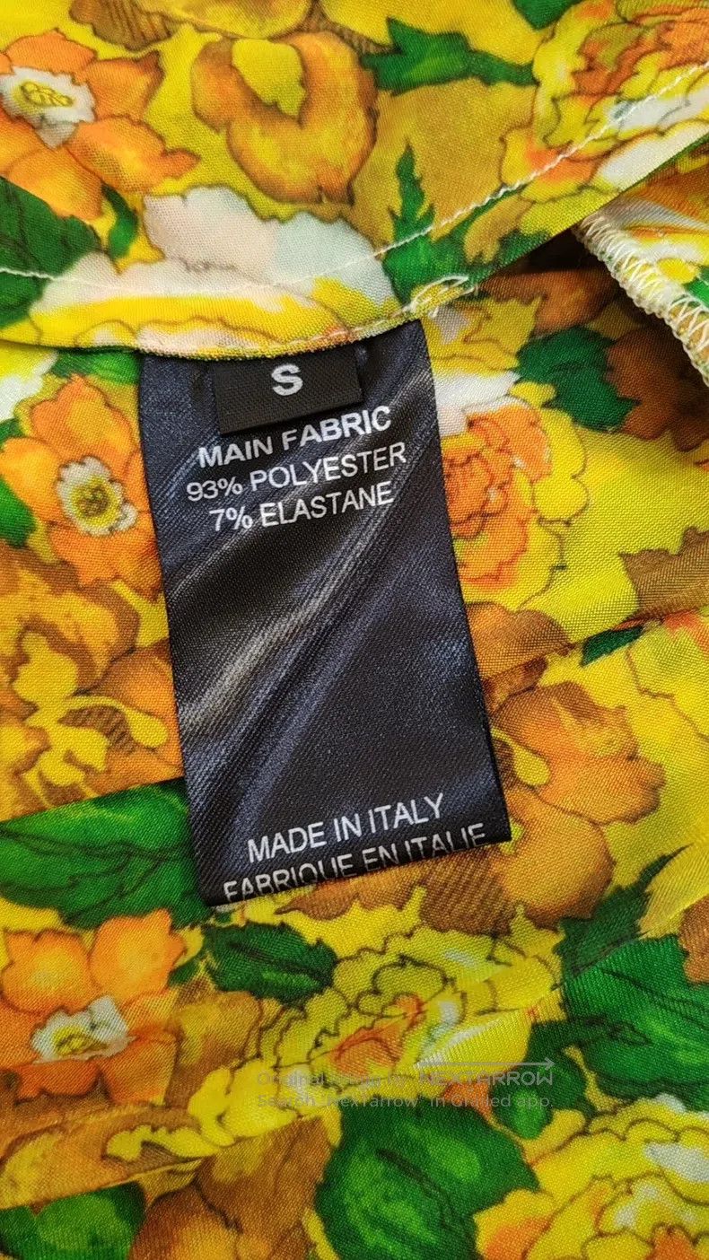 Vetements Vetements size S Yellow Floral Skirt Size 23" - 7 Thumbnail