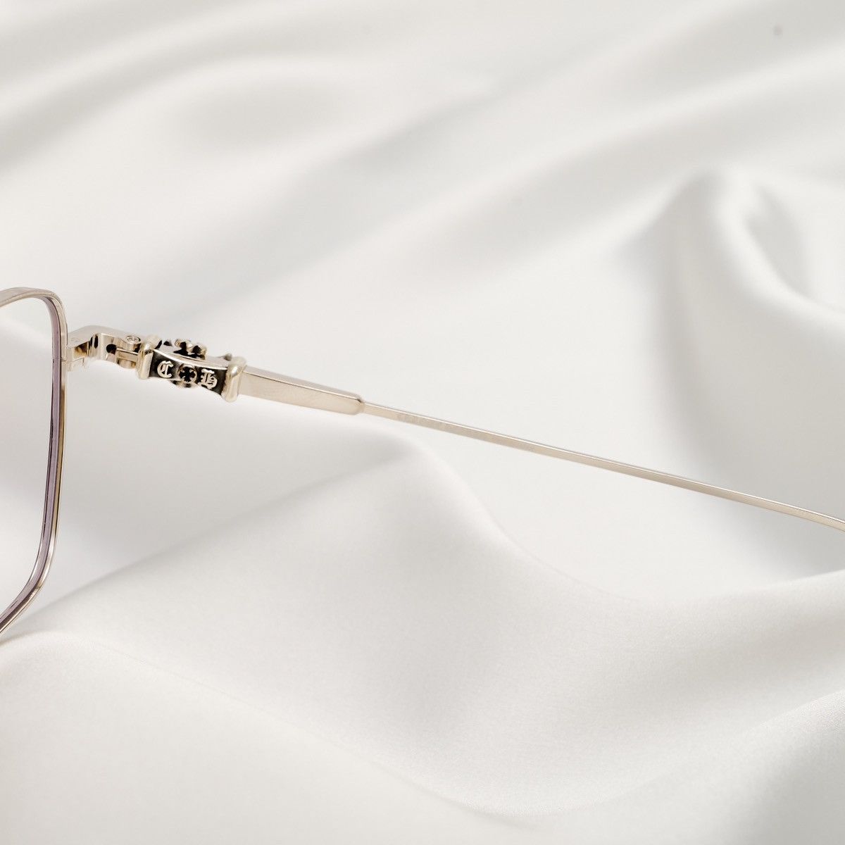 Chrome Hearts CHROME HEARTS MAGNUM II MATTE BLACK/SHINY SILVER GLASSES Size ONE SIZE - 4 Thumbnail