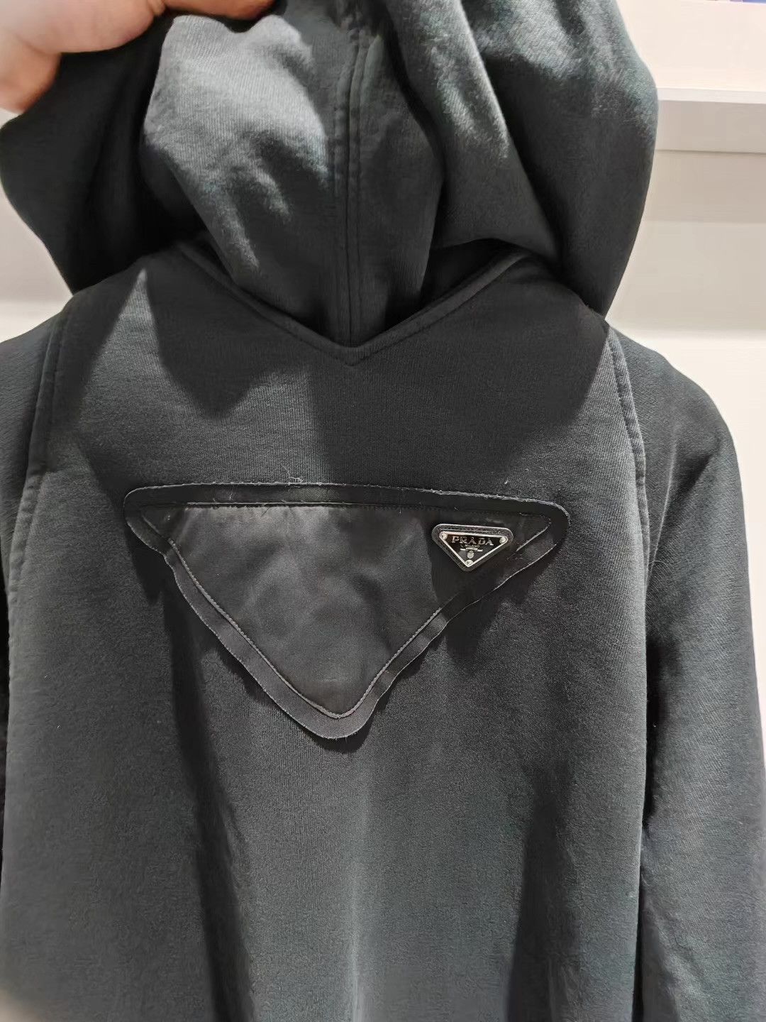 Prada Prada x Raf Simons CollaborativeTriangleLogoZip-UpJacket Q15 Size US L / EU 52-54 / 3 - 3 Thumbnail