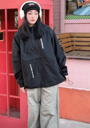 Other Huicheng Logo Print Tech Hooded Windbreaker Size US XXL / EU 58 / 5 - 3 Thumbnail