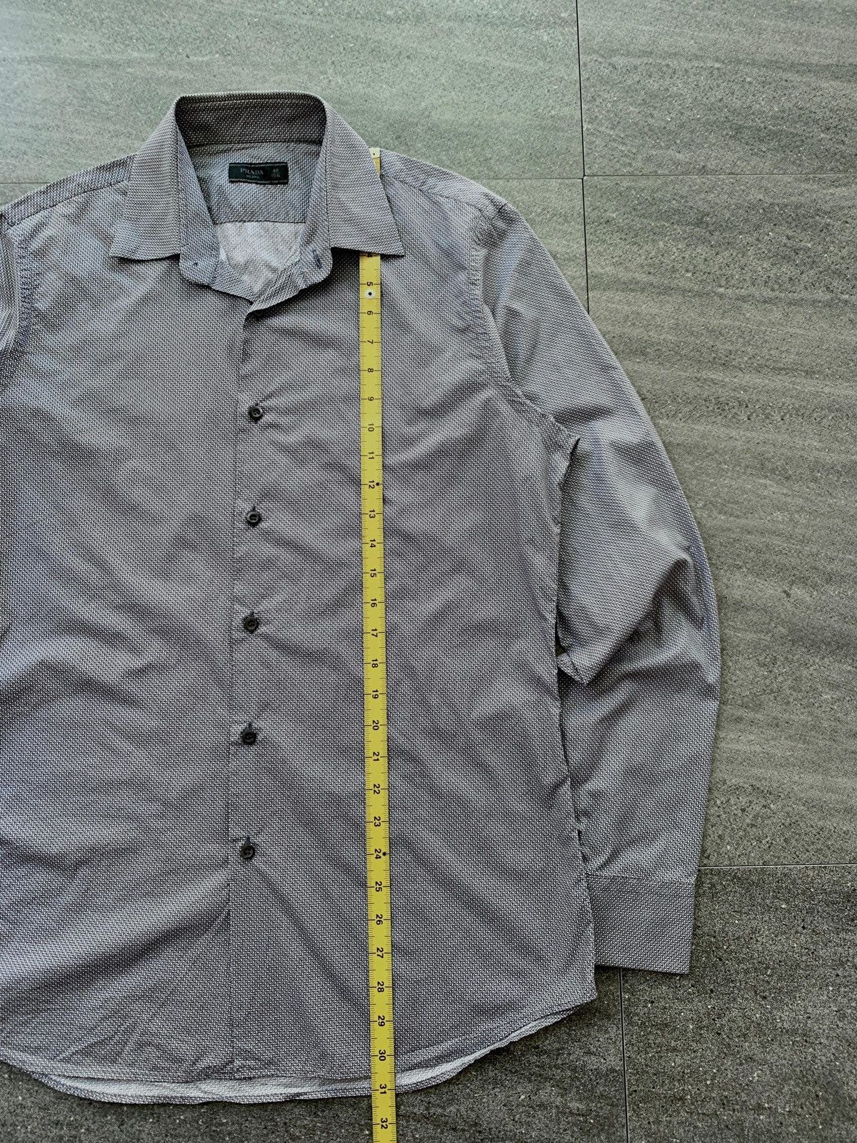 Prada FREE TAX! Printed Graphic Ls Shirts Size US M / EU 48-50 / 2 - 14 Thumbnail