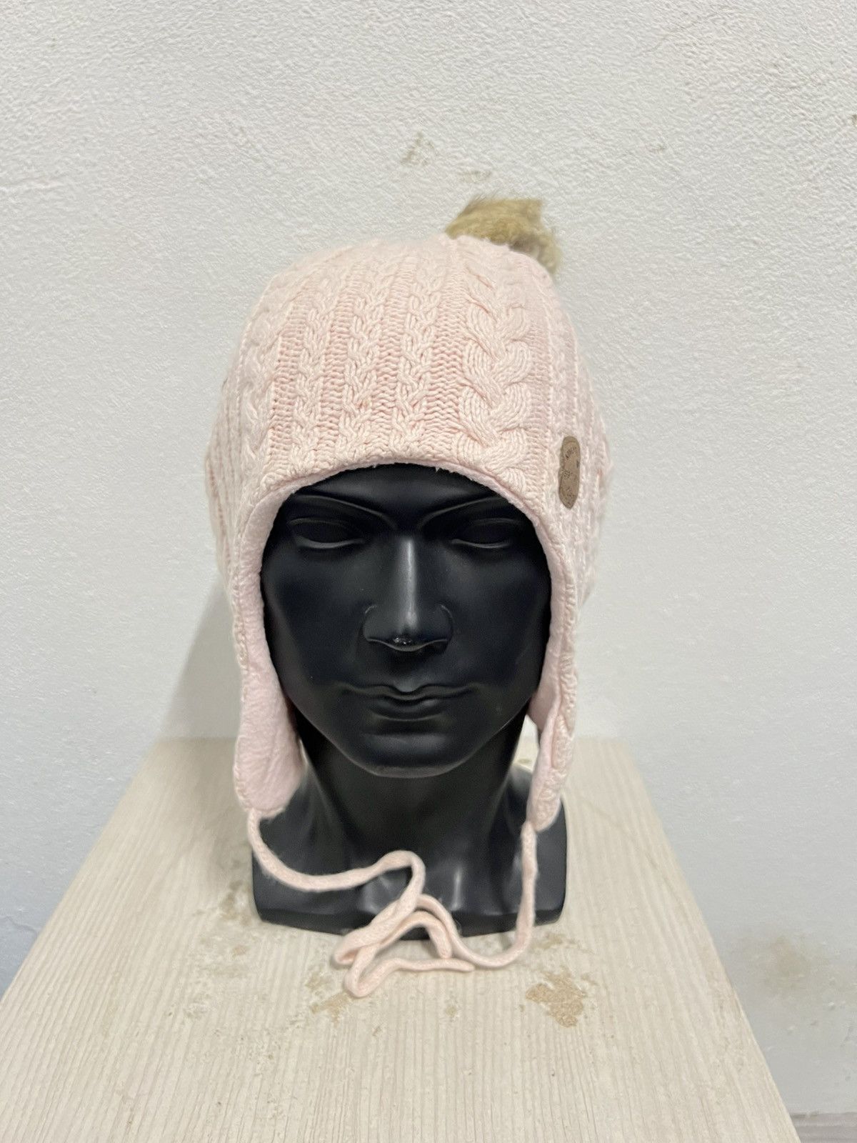 Vintage Vintage H&M Knit Earflap Beanie Hat Size ONE SIZE - 2 Thumbnail