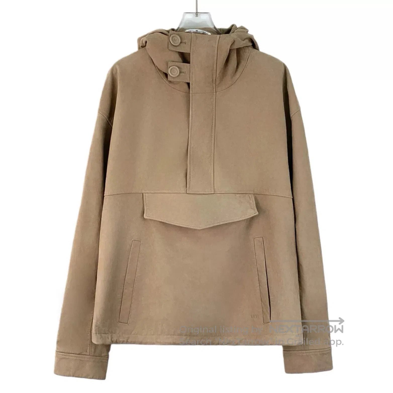 Dior brown leather multi-pocket hooded jacket. Size US L / EU 52-54 / 3 - 1 Thumbnail