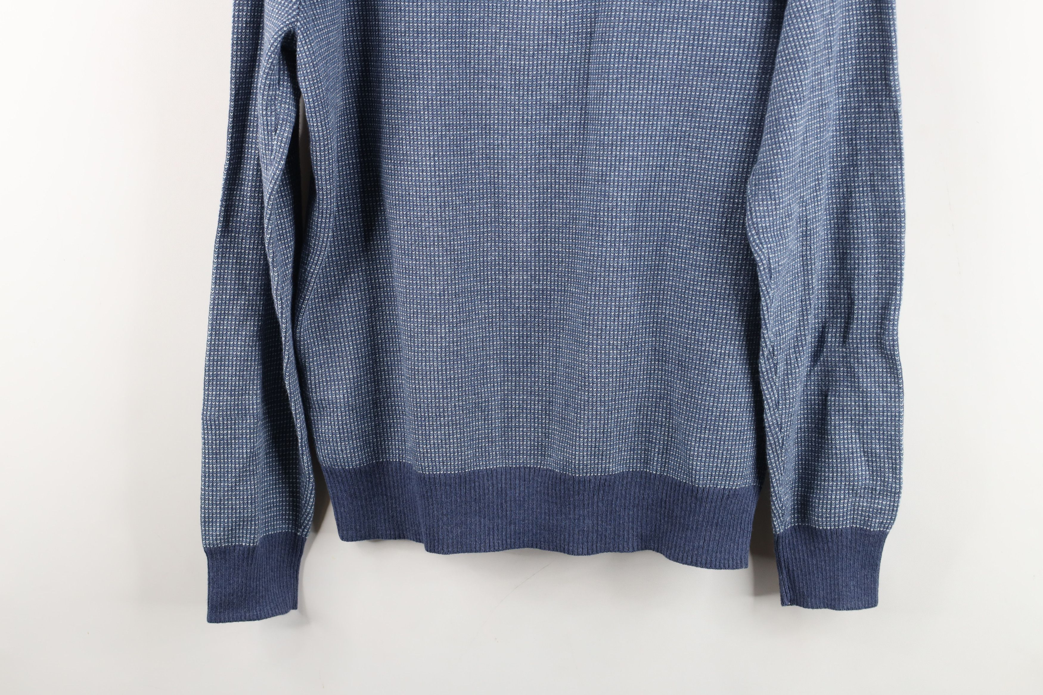 Bonobos Bonobos Thermal Knit Half Zip Pullover Sweater Blue Size US S / EU 44-46 / 1 - 12 Thumbnail