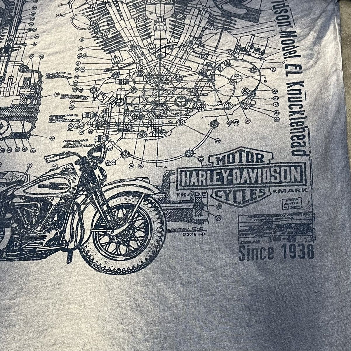Harley Davidson Harley Davidson Y2K Skulls Affliction Style Grunge T Shirt Size US M / EU 48-50 / 2 - 2 Thumbnail