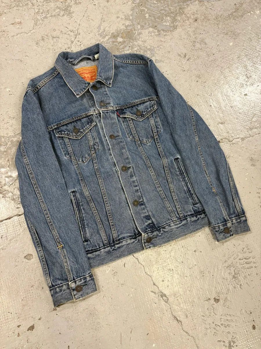 Designer × Levi's × Vintage Levi’s Blue Brut Buttoned Denim Trucker Jacket Size US M / EU 48-50 / 2 - 8 Thumbnail