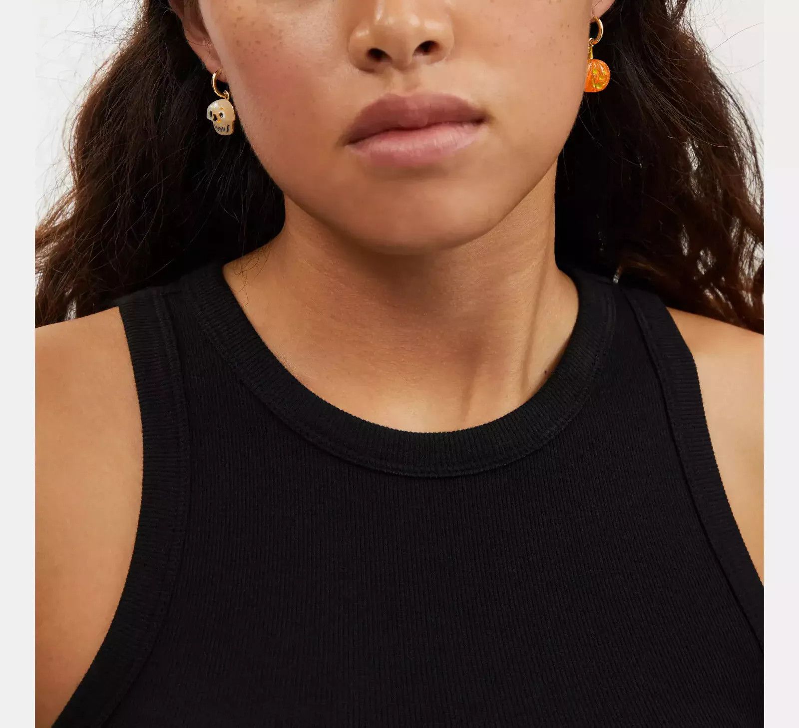 Coach Skull And Pumpkin Mismatch Earrings CO240 Size ONE SIZE - 3 Thumbnail