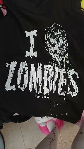 Designer Zombie Aesthetic Tops Gothic Clothes 90s Size M / US 6-8 / IT 42-44 - 2 Thumbnail