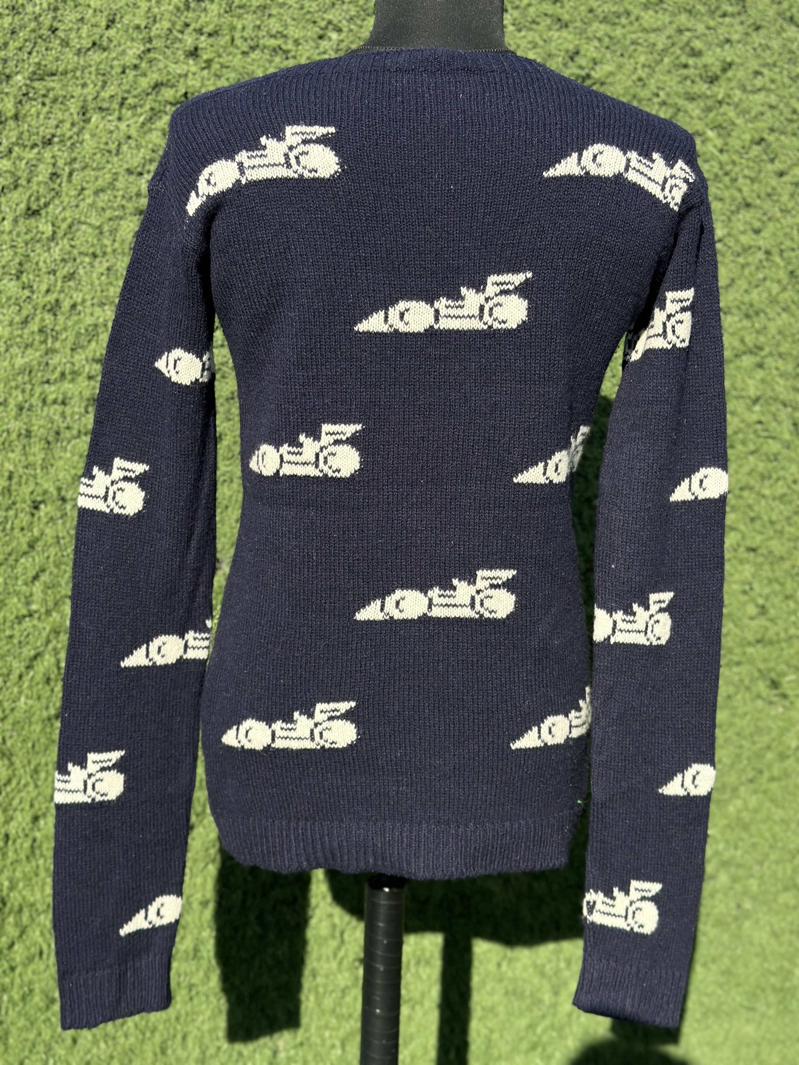 Prada Prada Shetland Wool Knit Sweater IT 50 Unique Construction Size US M / EU 48-50 / 2 - 6 Thumbnail