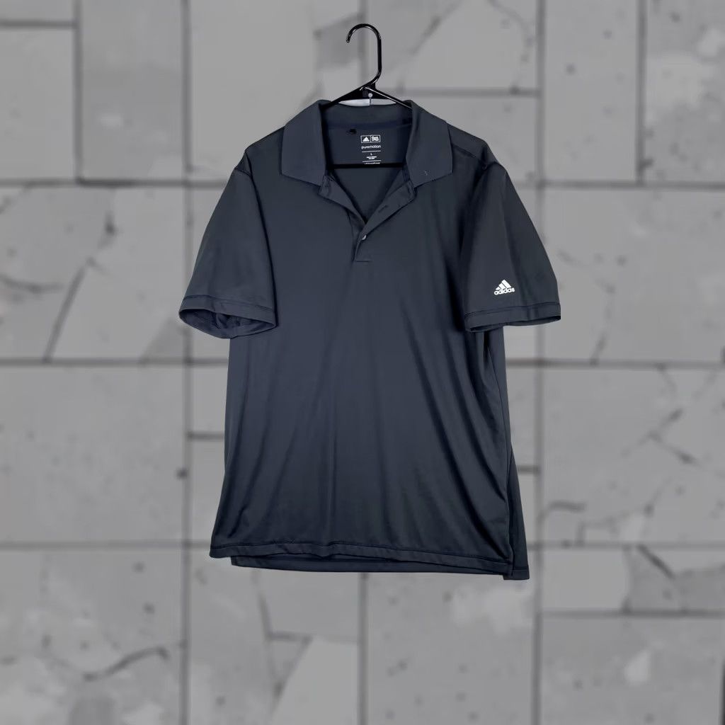 Adidas Adidas Puremotion Polo Shirt Mens L Black Golf Short Sleeve Shirt Size US L / EU 52-54 / 3 - 1 Thumbnail