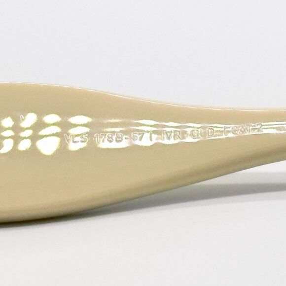 Valentino NEW VALENTINO SUNGLASSES VLS-178B IVORY/GREEN WOMEN EYEWEAR Size ONE SIZE - 9 Thumbnail