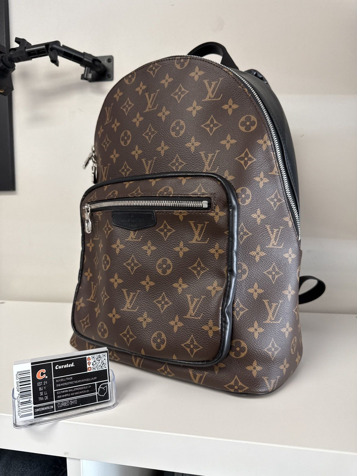 Designer Handbags Louis Vuitton Josh Backpack Brown LOUIS VUITTON