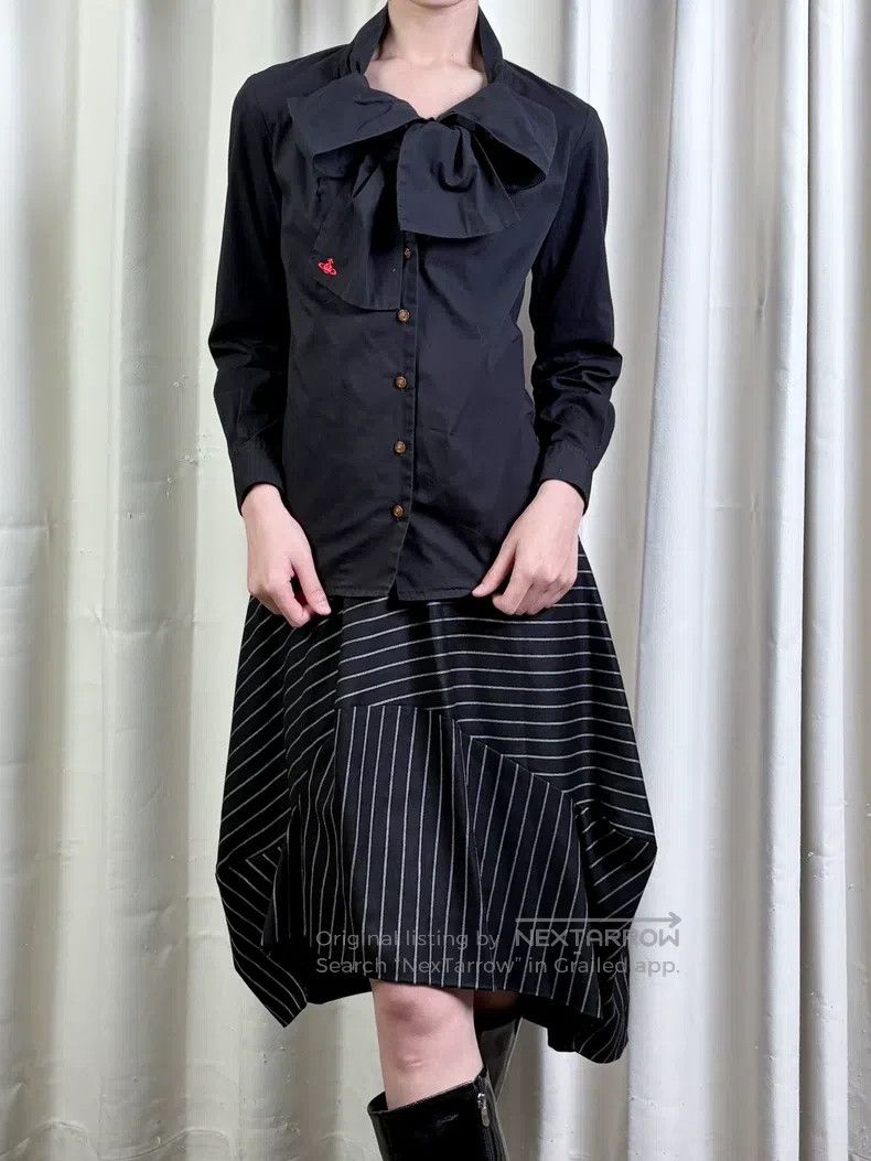 Vivienne Westwood Vivienne Westwood Vintage bow Saturn shirt Size S / US 4 / IT 40 - 1 Thumbnail