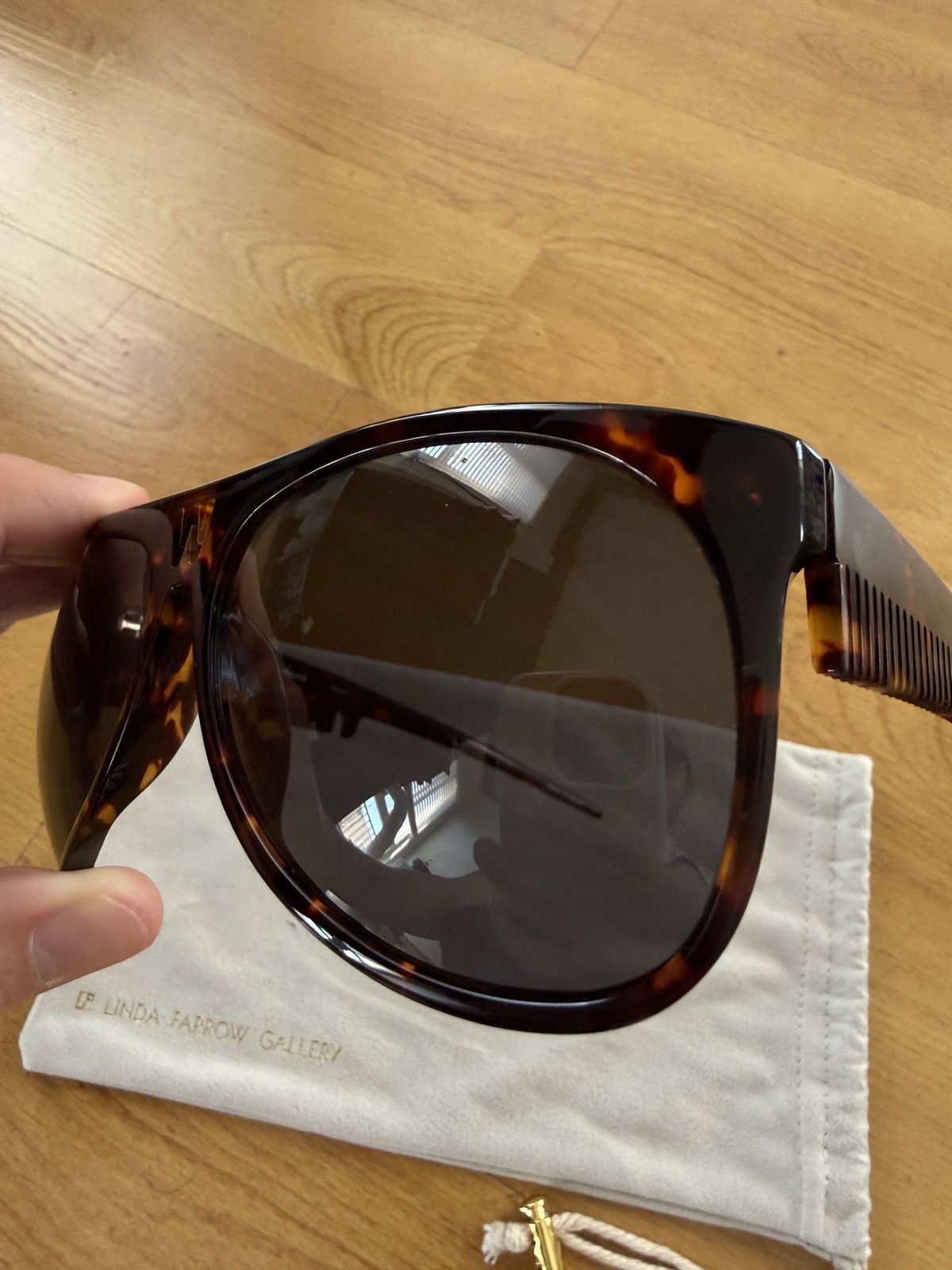 Linda Farrow × Walter Van Beirendonck Walter Van Beirendonck x Linda Farrow Comb Sunglasses Size ONE SIZE - 5 Thumbnail