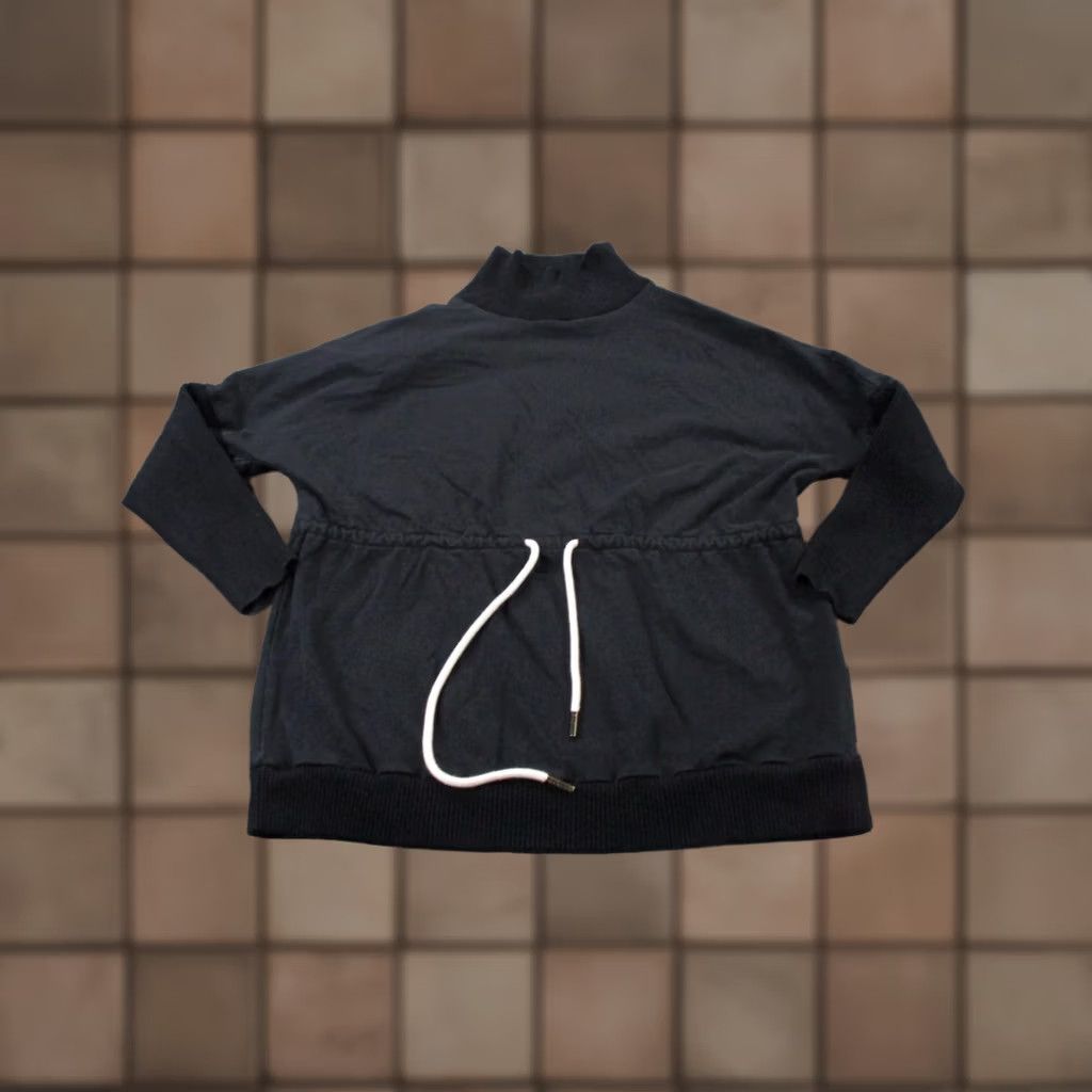 Varley Varley Jacket Women XS Oversized Sweatshirt Pullover Drawstring Active Track Black Size XS / US 0-2 / IT 36-38 - 1 Thumbnail