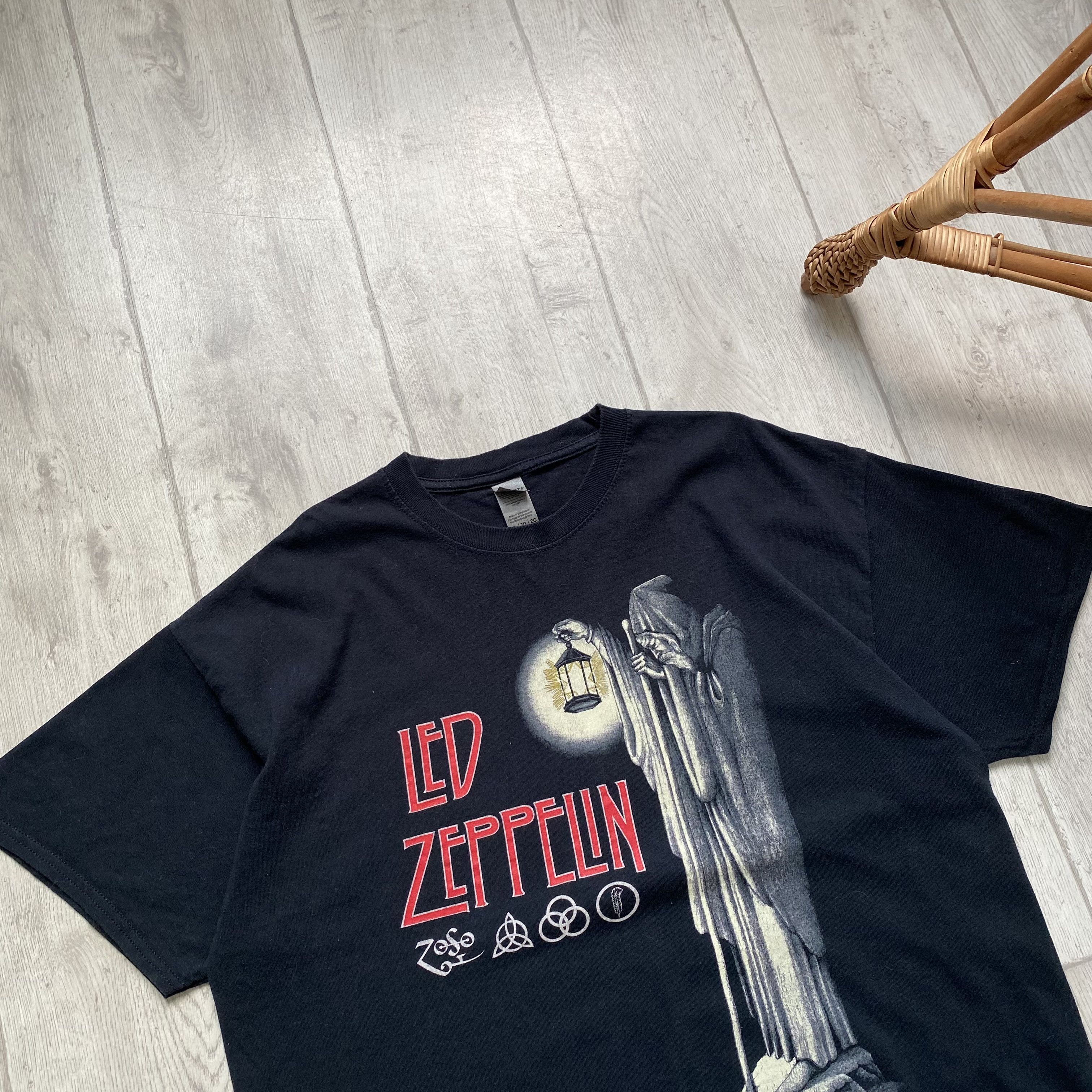 Band Tees Led Zeppelin Band Tee Zoso Rock T-Shirt Size US L / EU 52-54 / 3 - 2 Thumbnail