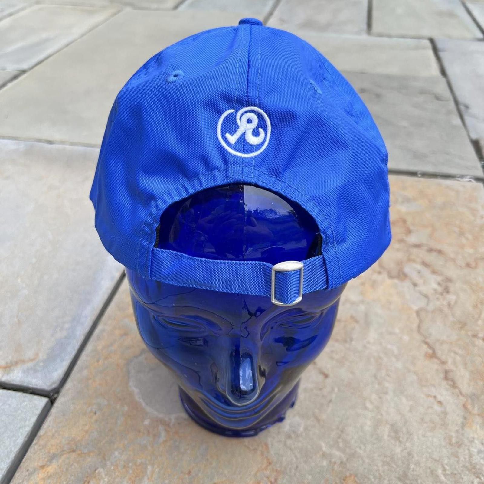 Richardson NWT Richardson NYC Blue Nylon 5 Panel Strapback Hat Size ONE SIZE - 4 Thumbnail