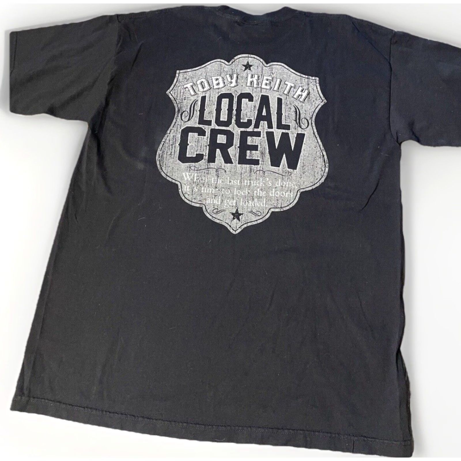 Vintage Toby Keith Tour Shirt Band Country Music Locked and Loaded USA Mens XL Crew 2011 Size US XL / EU 56 / 4 - 6 Thumbnail