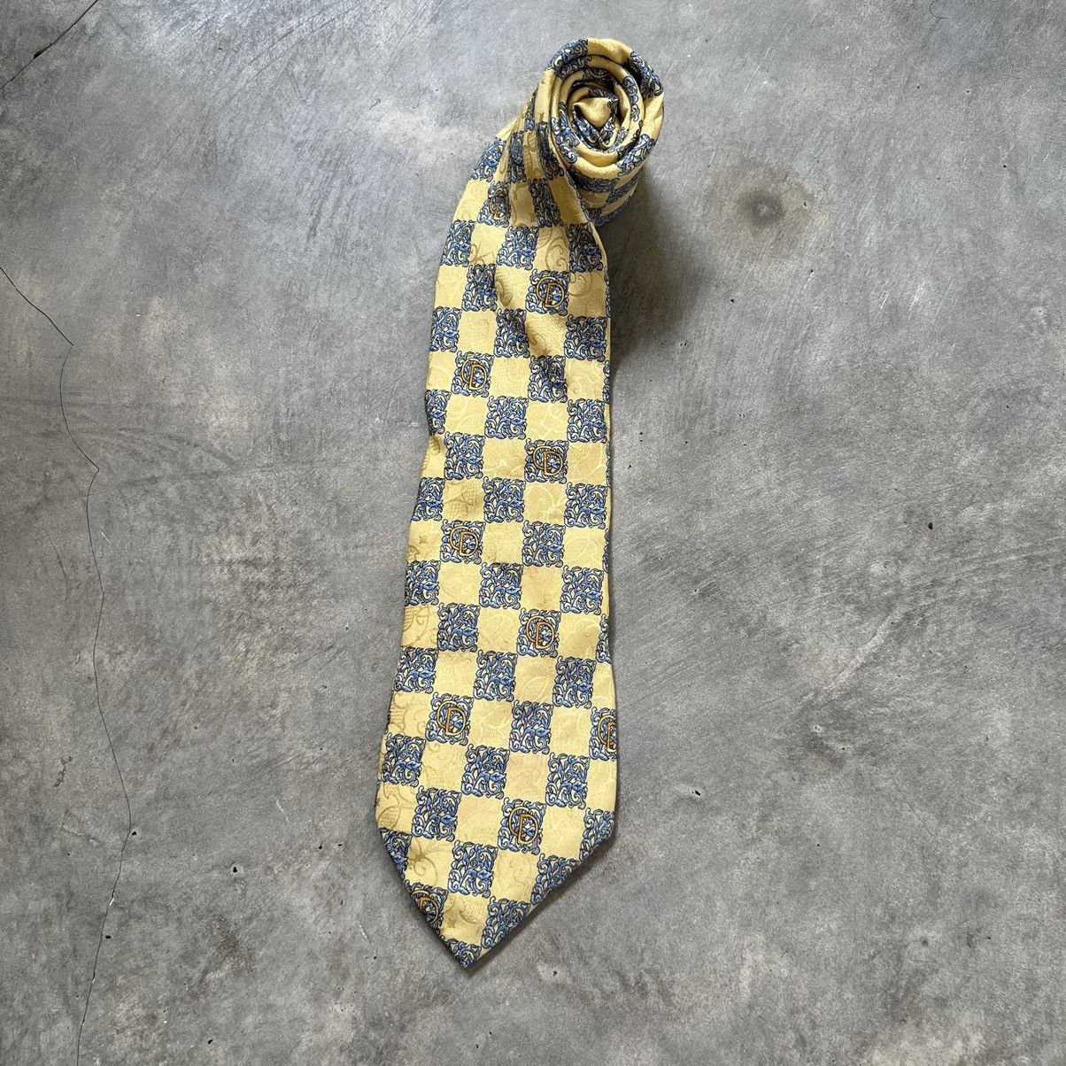 Dior Vintage 90s Christian Dior Paris Silk Ties Size ONE SIZE - 1 Thumbnail