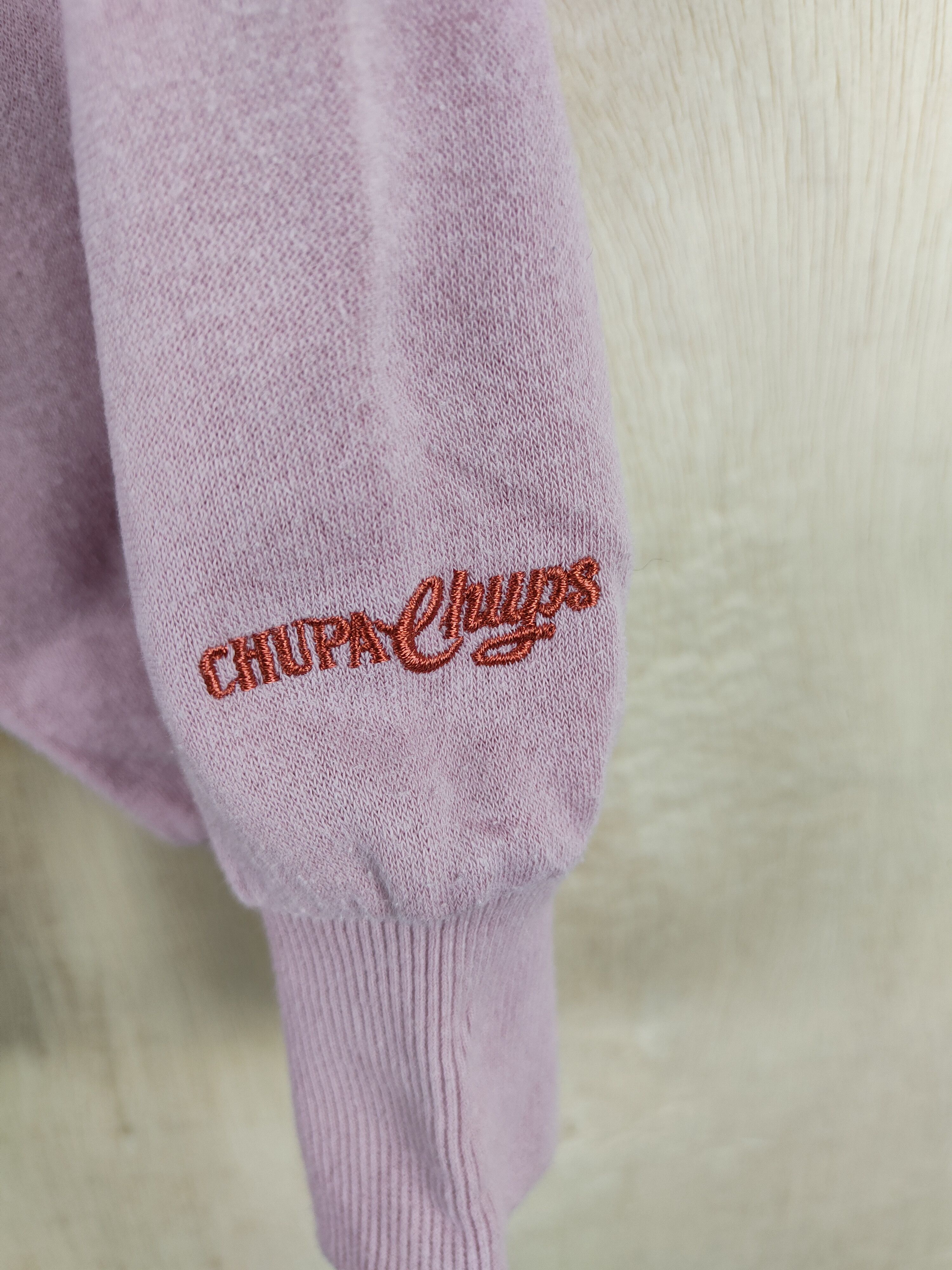 Japanese Brand × Vintage Chupa Chups Pink Lollipop Sweatshirts #S2564 Size L / US 10 / IT 46 - 7 Thumbnail