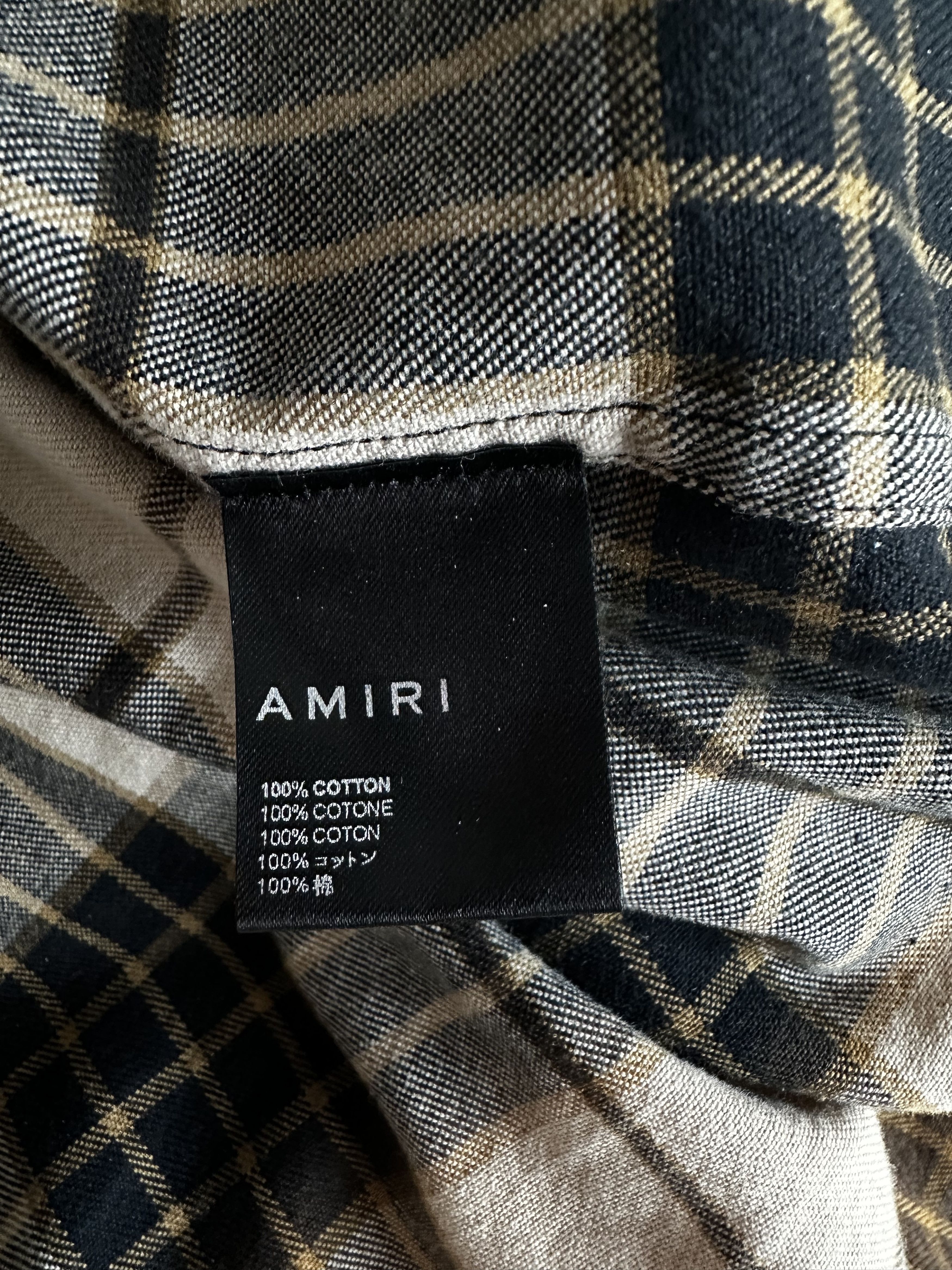 Amiri Amiri 23 Gradient Plaid Flannel Shirt Size US M / EU 48-50 / 2 - 7 Thumbnail
