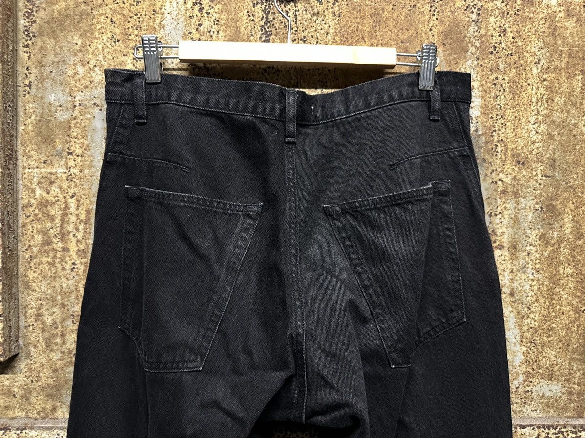 Japanese Brand NVRFRGT black faded 3D bootcut denim Size US 34 / EU 50 - 6 Thumbnail