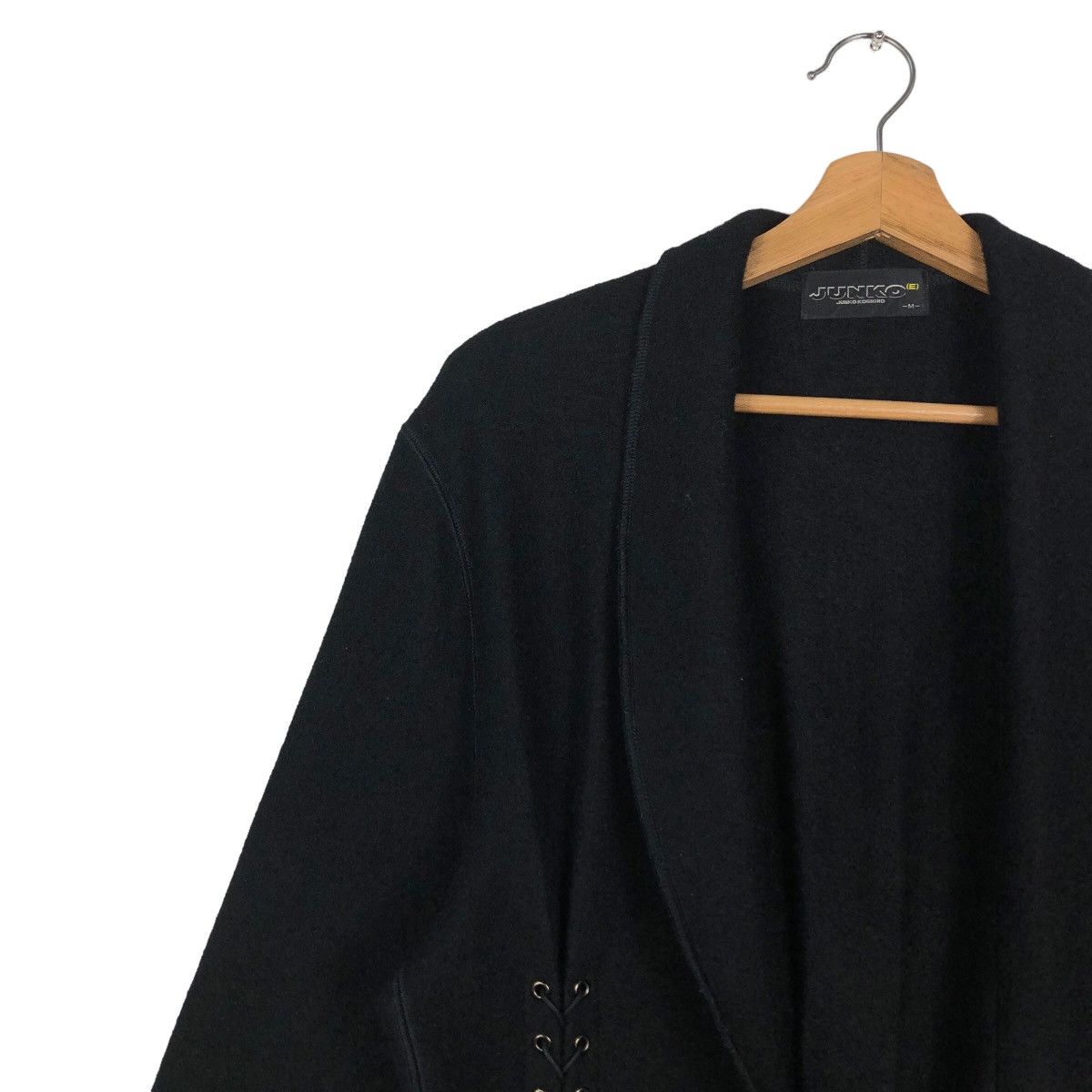 Issey Miyake 🔥Rich Black Punk Design Jacket Bondage Junko Koshino Size US M / EU 48-50 / 2 - 7 Thumbnail