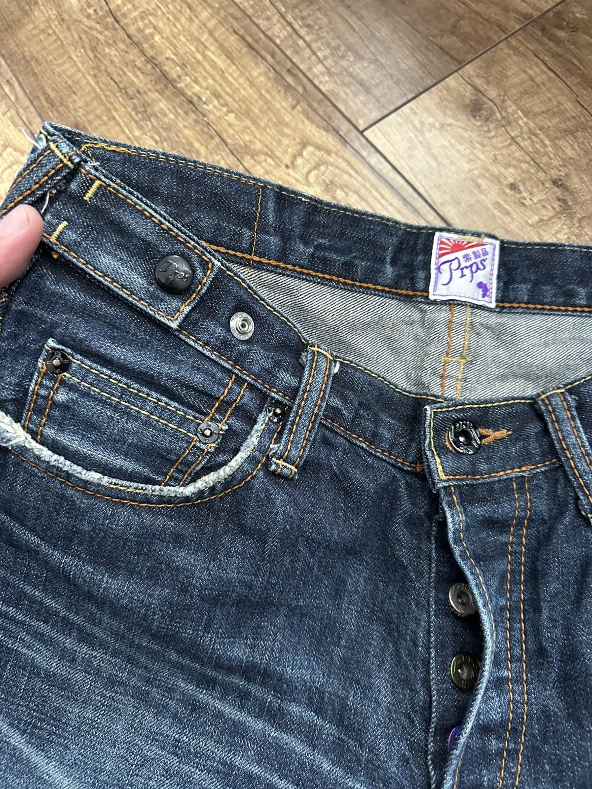 Prps PRPS Japanese Denim Jeans Pants Size US 32 / EU 48 - 10 Thumbnail