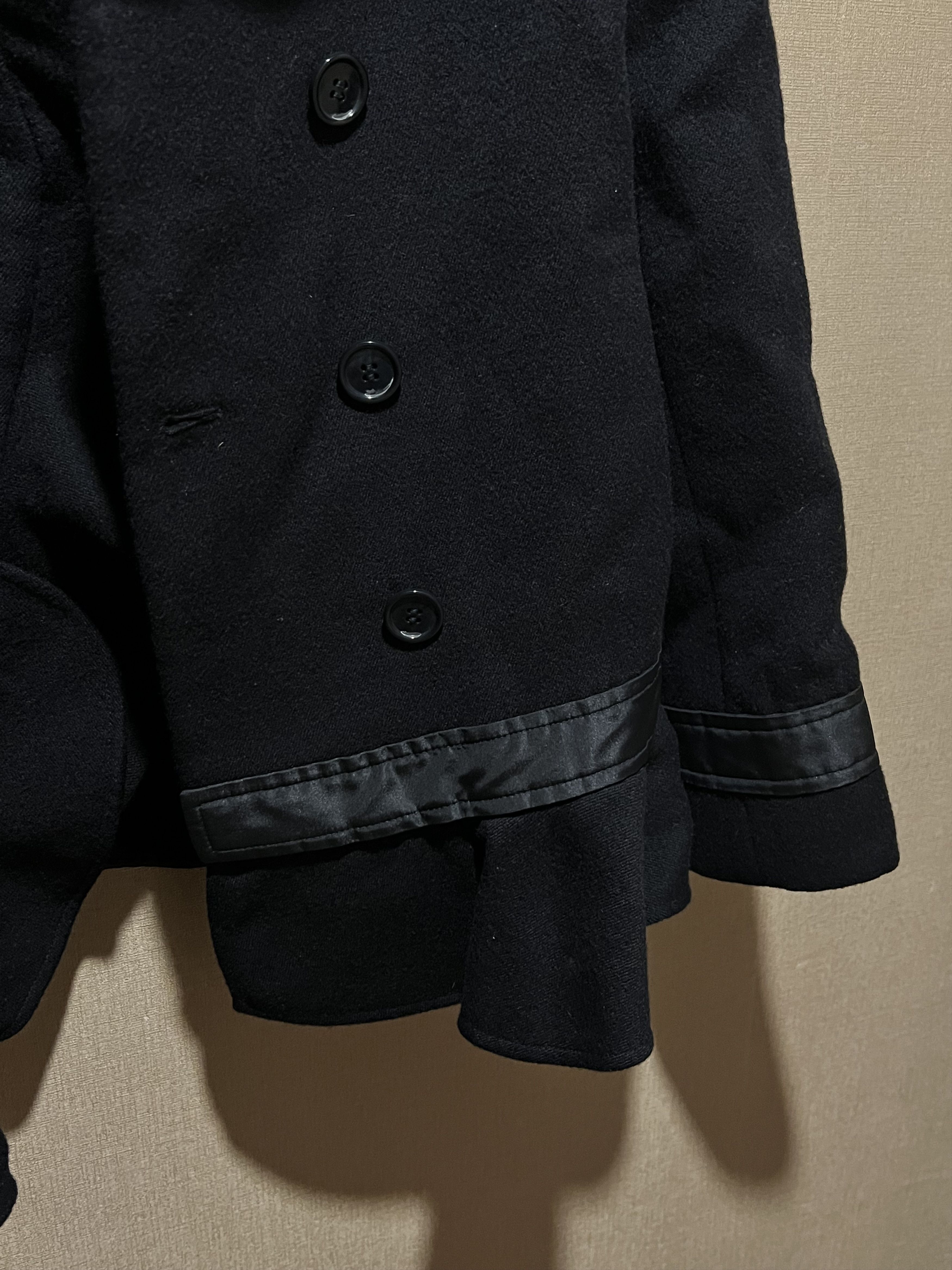 Prada PRADA 08fw Frill Virgin wool Short Coat Size XS / US 0-2 / IT 36-38 - 8 Thumbnail