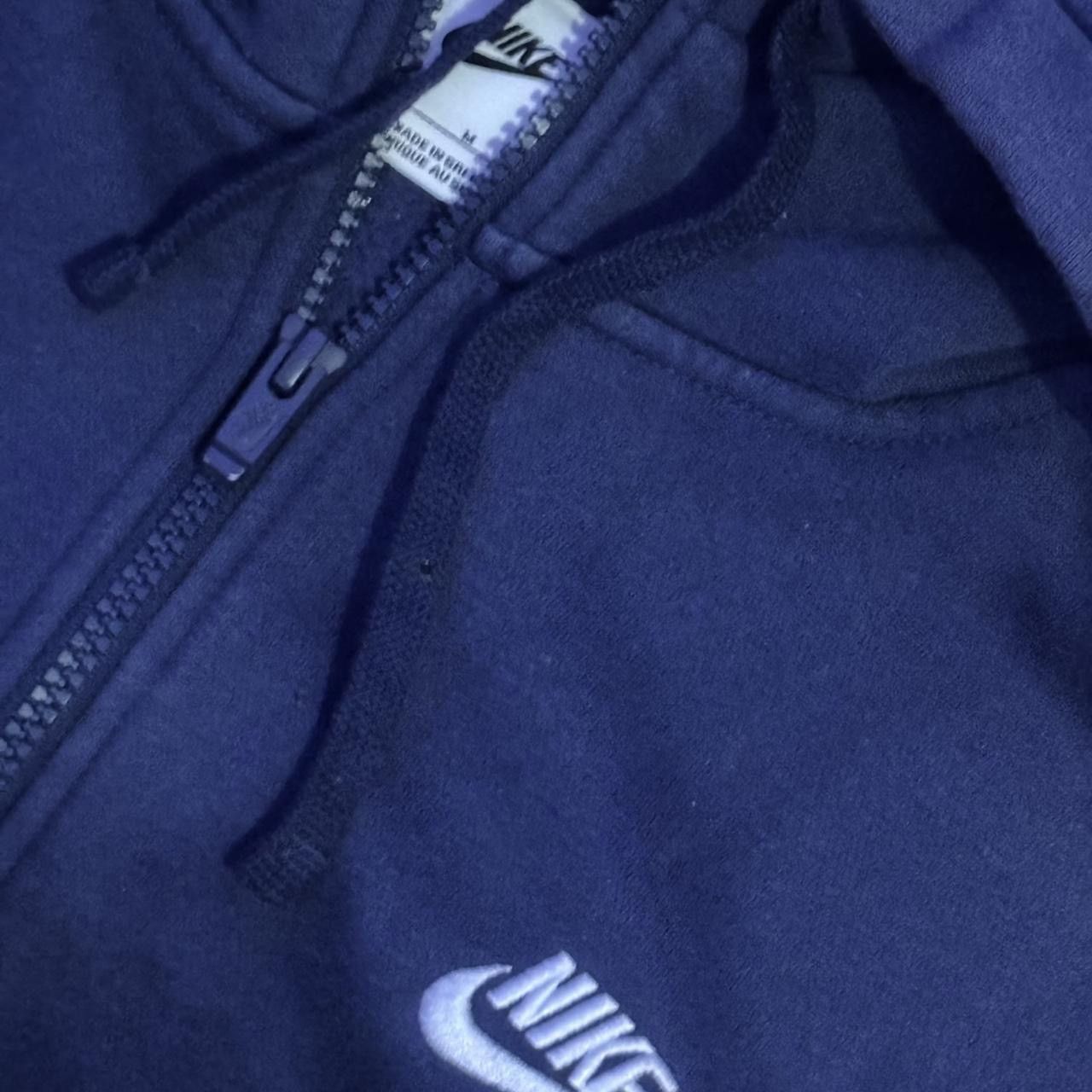 Nike Blue Nike zip up hoodie #hoodie Size US M / EU 48-50 / 2 - 2 Thumbnail