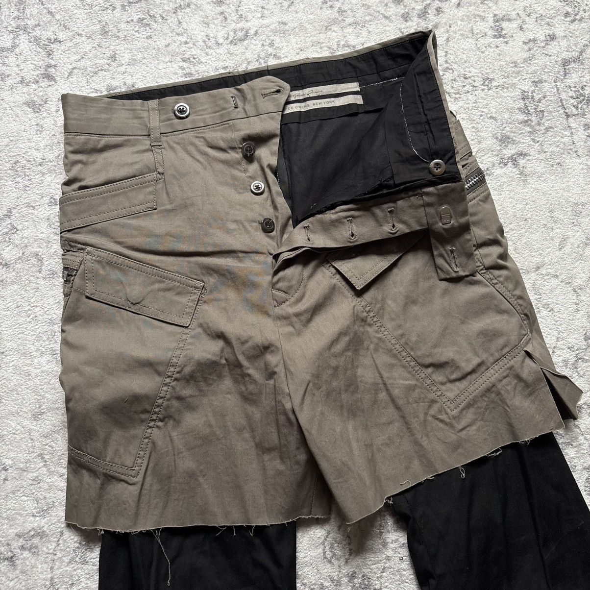 Rick Owens Rick Owens x Swamp God Hybrid Dust Layered Pants | Size 30 Size US 30 / EU 46 - 5 Thumbnail
