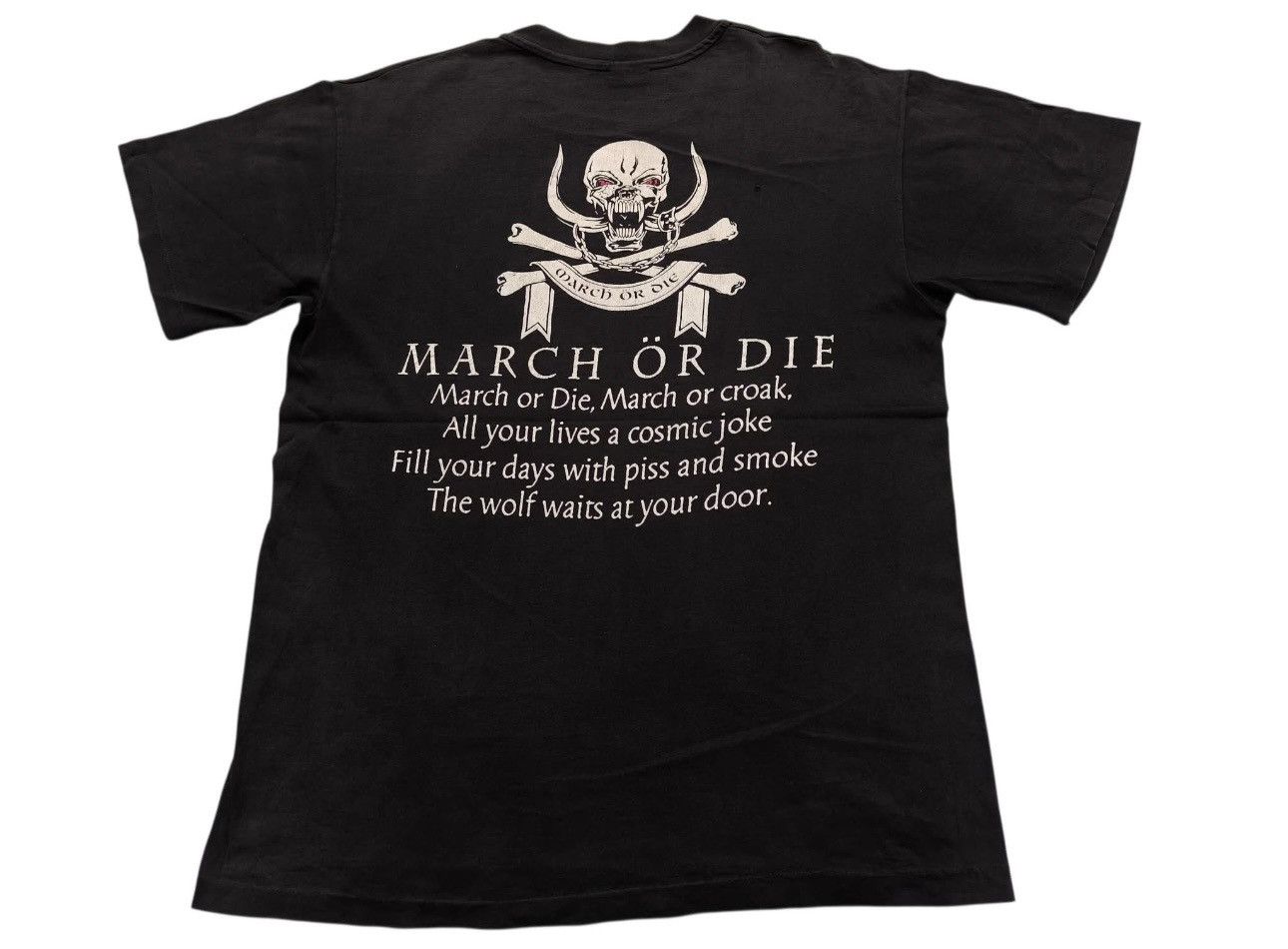 Band Tees Vintage MOTORHEAD March or Die 1992 concert tour T-shirt Size US M / EU 48-50 / 2 - 2 Thumbnail