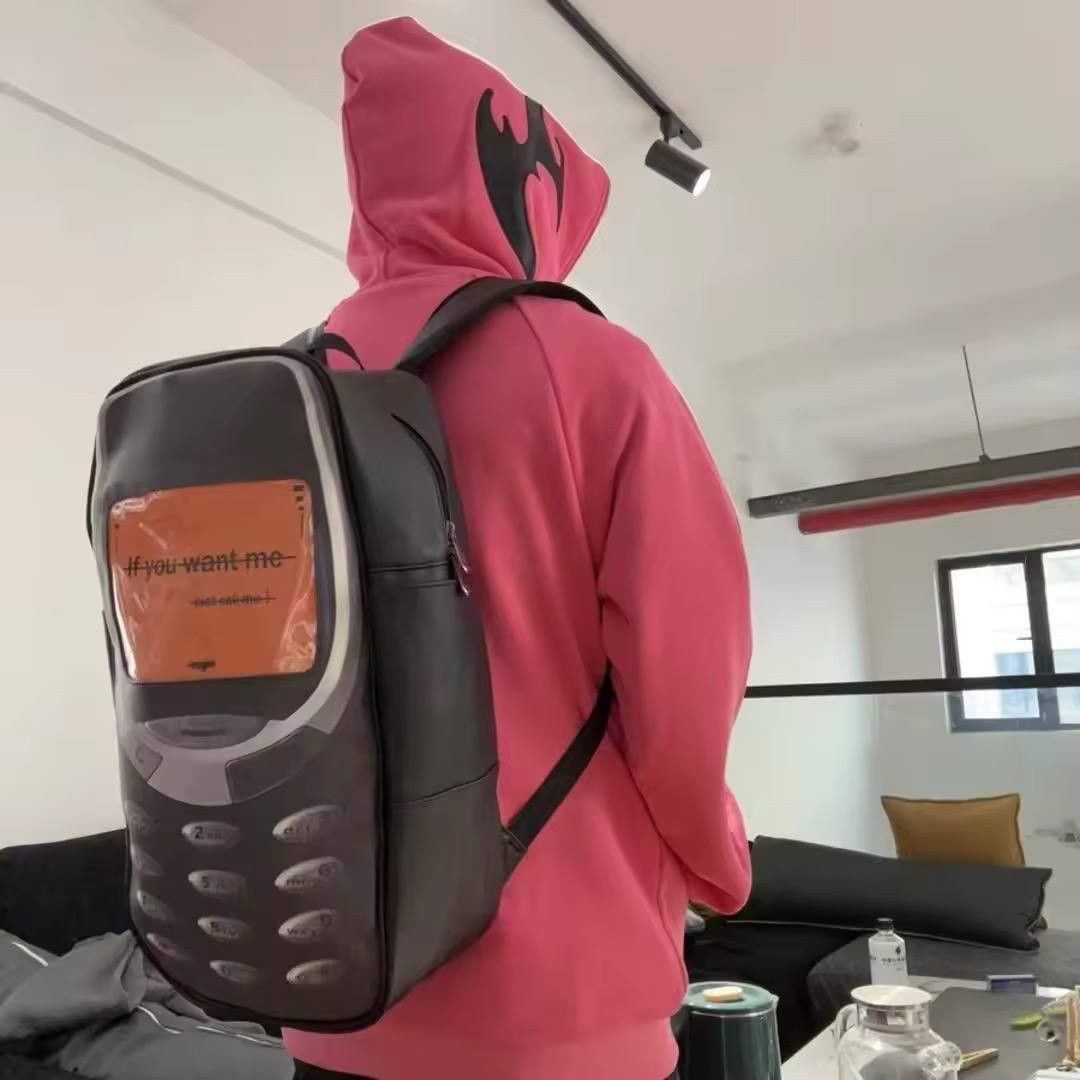 Japanese Brand × Vintage Aesthetic backpack in the shape of a push-button phone Size ONE SIZE - 1 Thumbnail