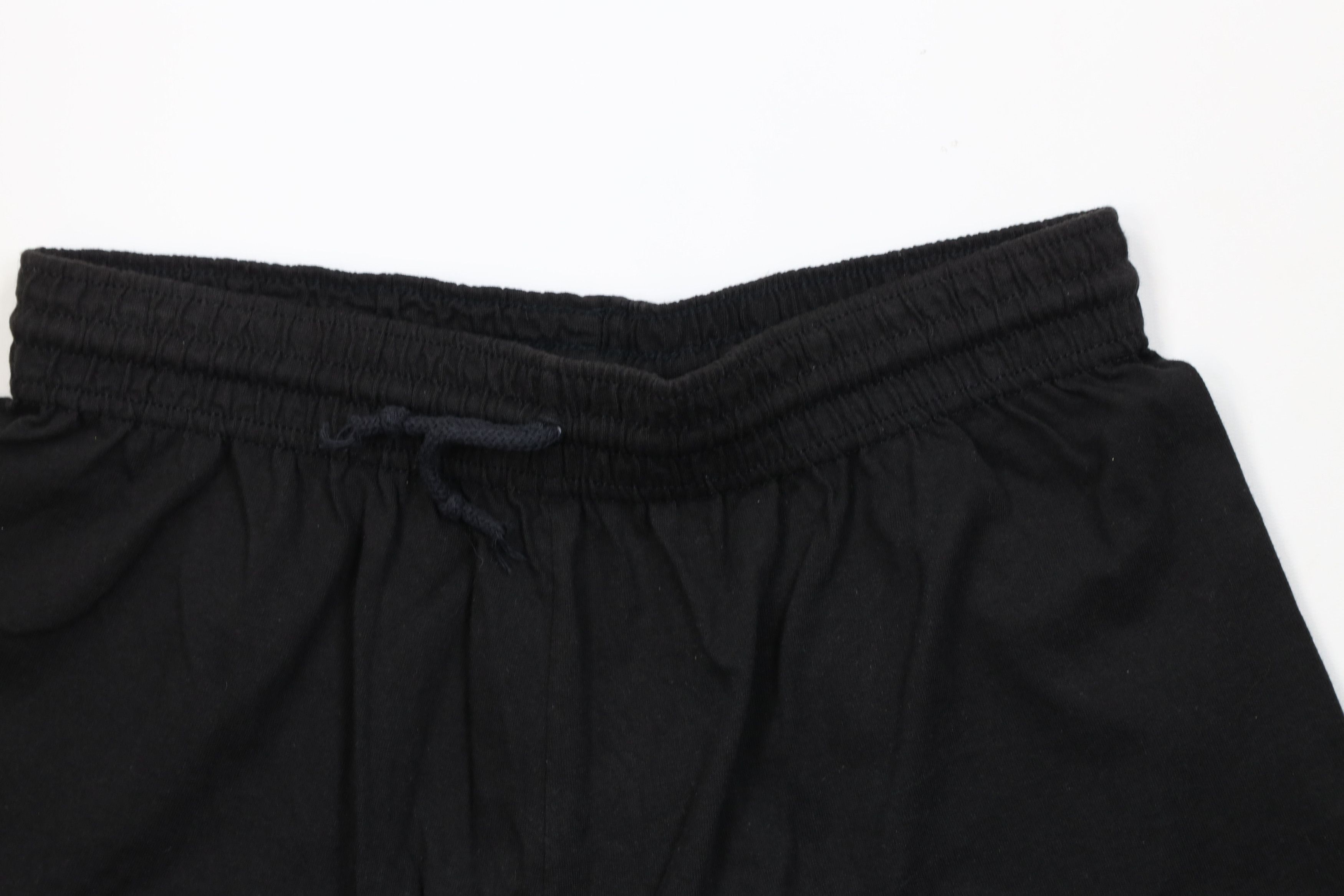 Vintage Vintage 90s Streetwear Blank Shorts Black Cotton USA Size 30" / US 8 / IT 44 - 2 Thumbnail