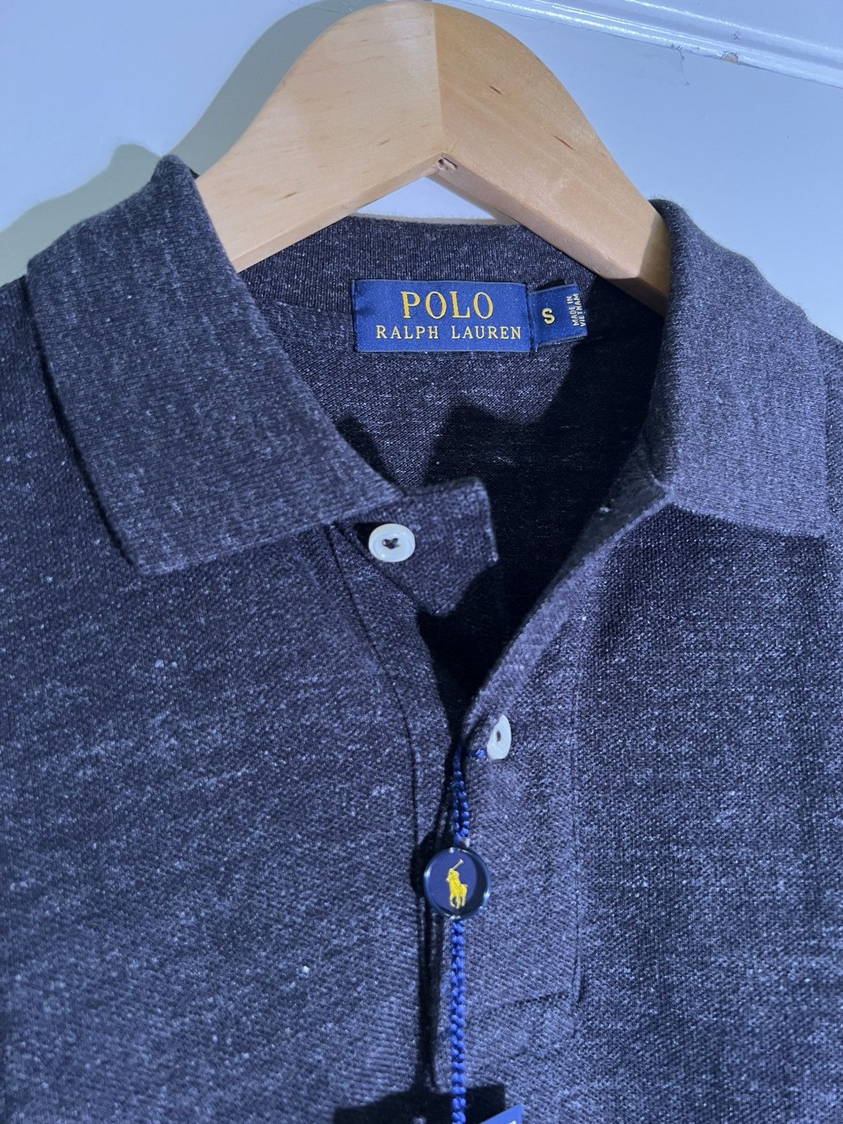 Polo Ralph Lauren Y2K 2000’s VTG Vintage Polo Ralph Lauren Grey Collar Shirt Size US S / EU 44-46 / 1 - 9 Thumbnail