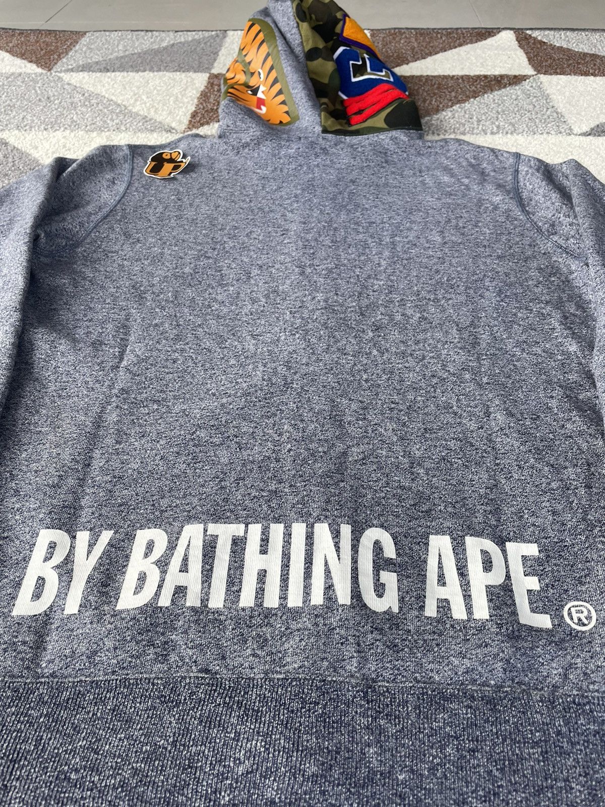 Bape Bape Half Camo Shark Fullzip Hoodie Size US L / EU 52-54 / 3 - 8 Thumbnail