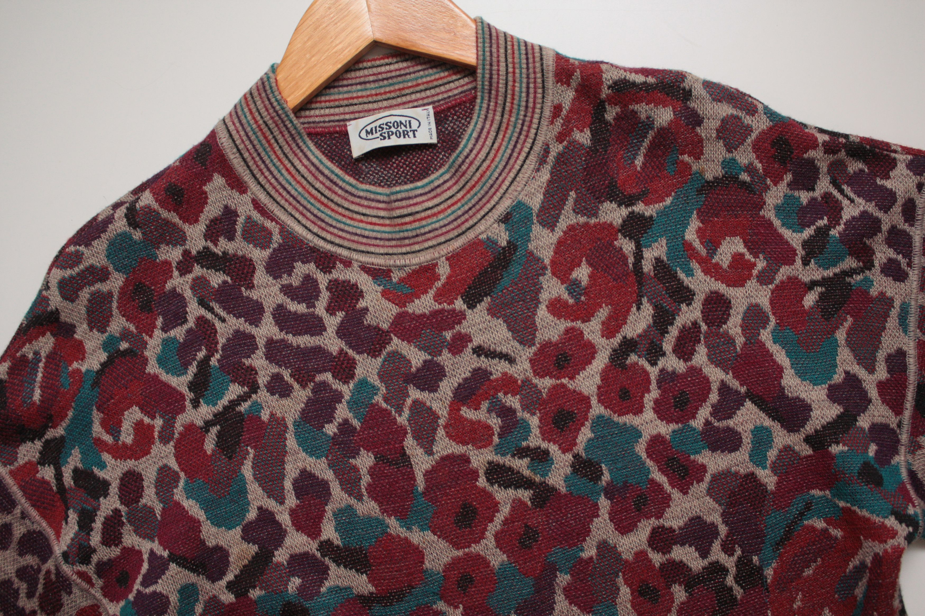 image of Missoni Sport Multicolor Vintage Abstract Sweater, Women's (Size Small)