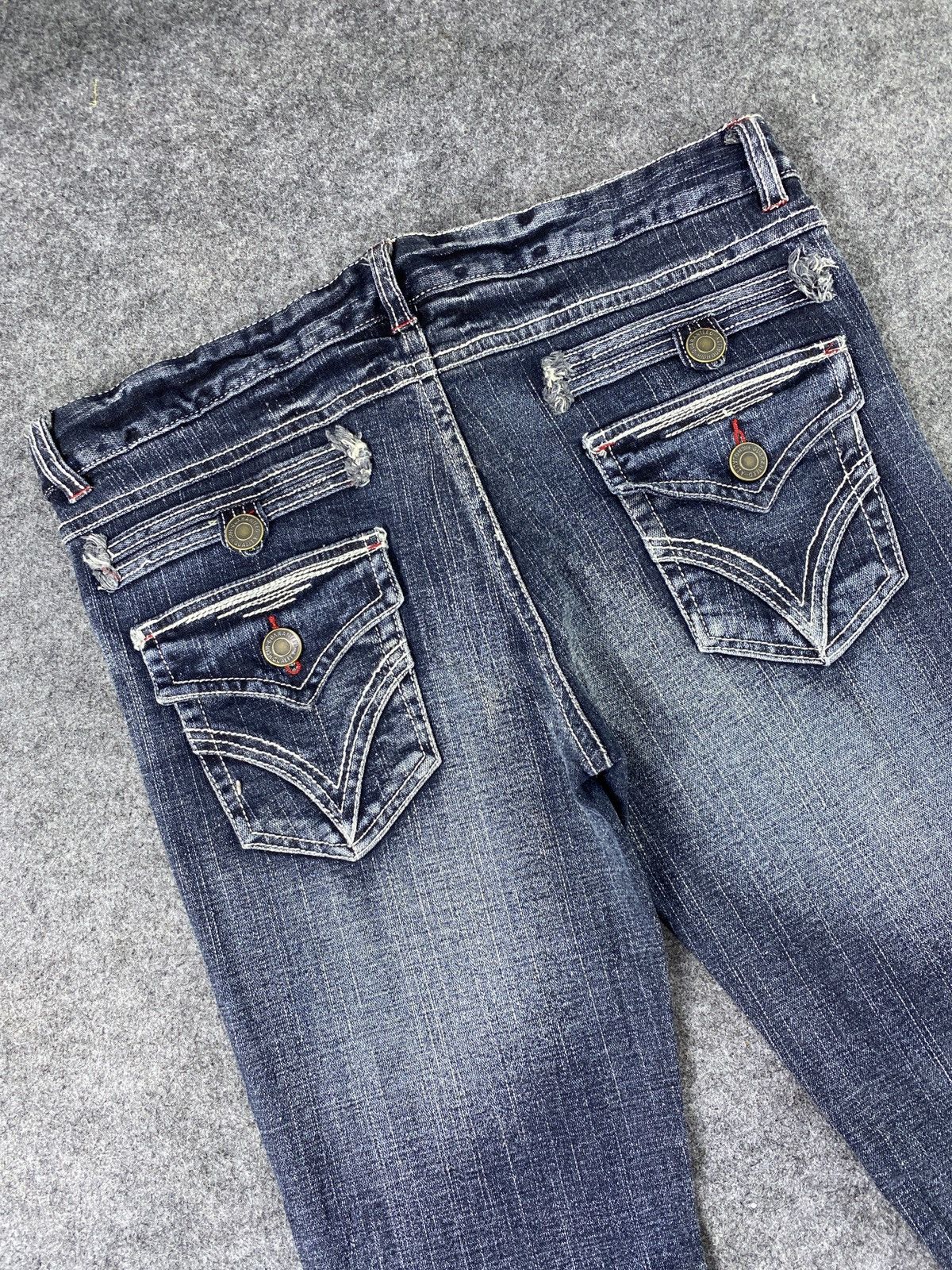 Japanese Brand × Jean Japanese Brand Blue Wash Jeans - J1100 Size US 33 - 6 Thumbnail